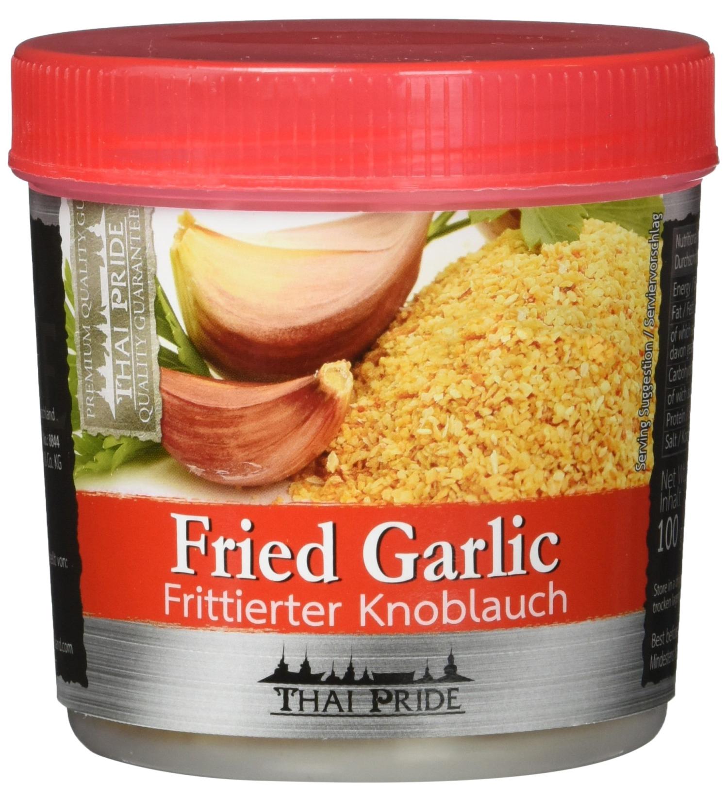 Buy Thai Pride Garlic Fried (Pack of 2 x 100g) - Authentic Thai Snack Fast International Shipping - Buy Online on GoSupps.com