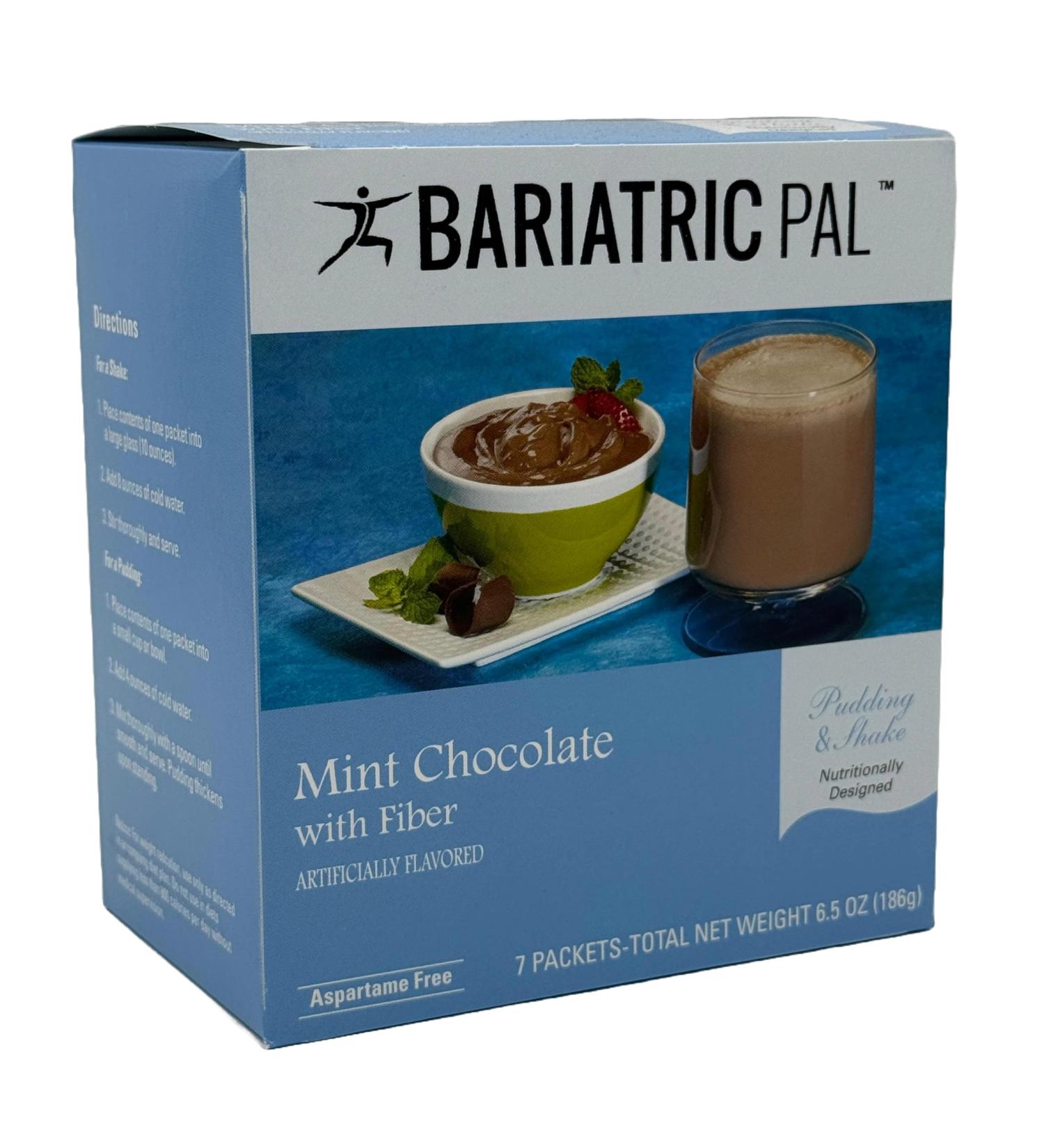 BariatricPal 15g Protein Aspartame Free Pudding & Shake - Mint Chocolate (1-Pack) - Buy Online on GoSupps.com