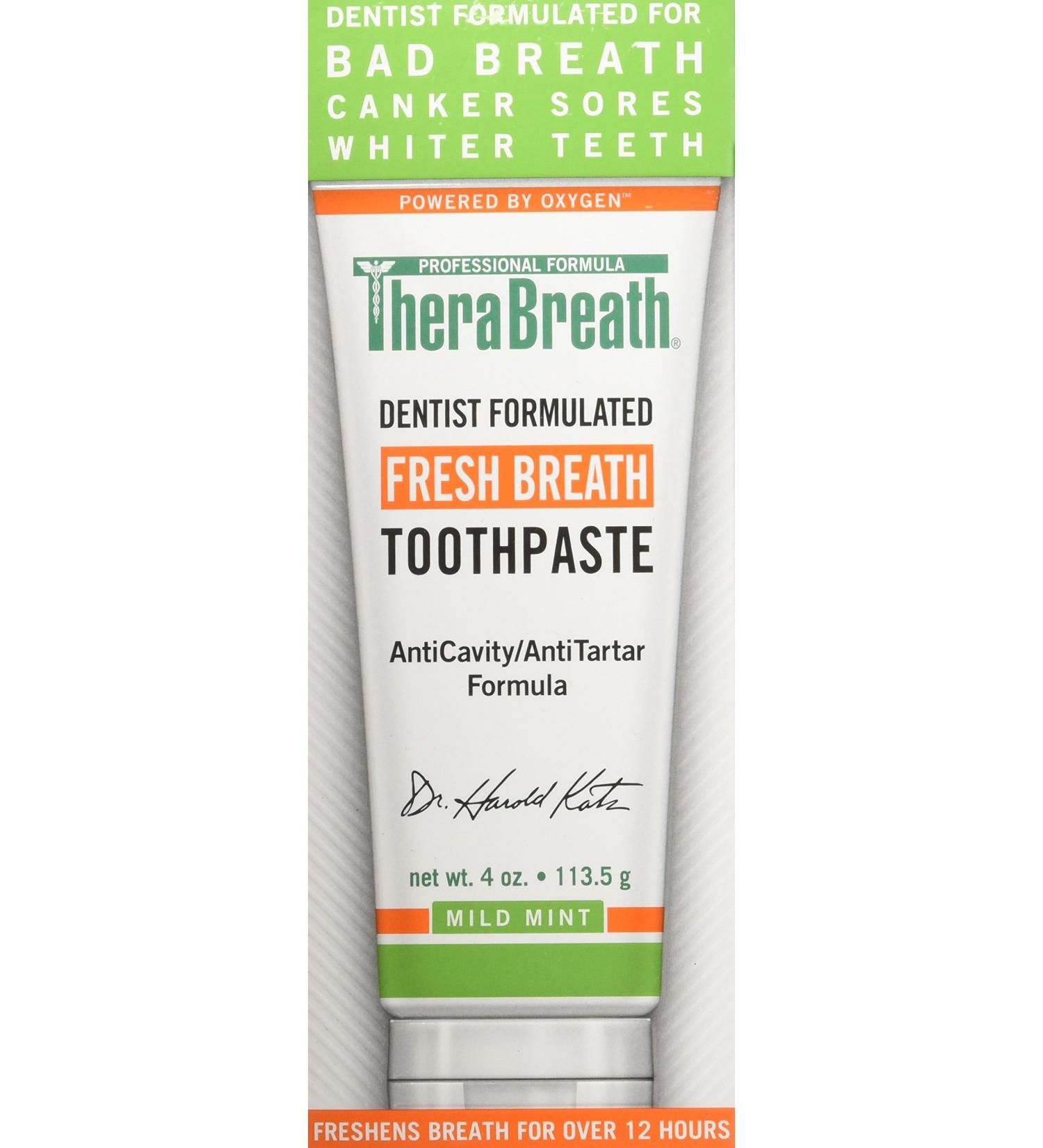 Fresh Breath Toothpaste - Mild Taste 113.5g | International Shipping Available - Buy Online on GoSupps.com