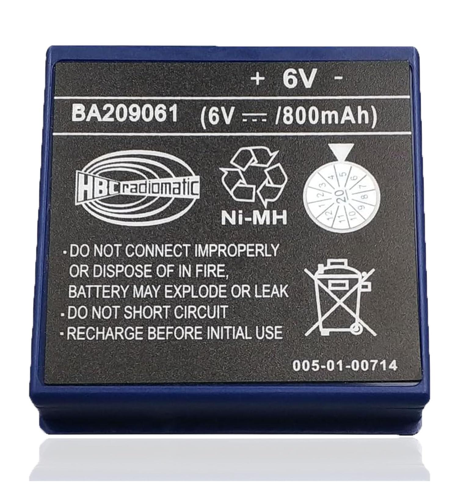 WELLVEUS 6V 800mAh Ni-MH Battery for HBC BA209061 Remote Control Pump Truck - International Shipping Available - Buy Online on GoSupps.com