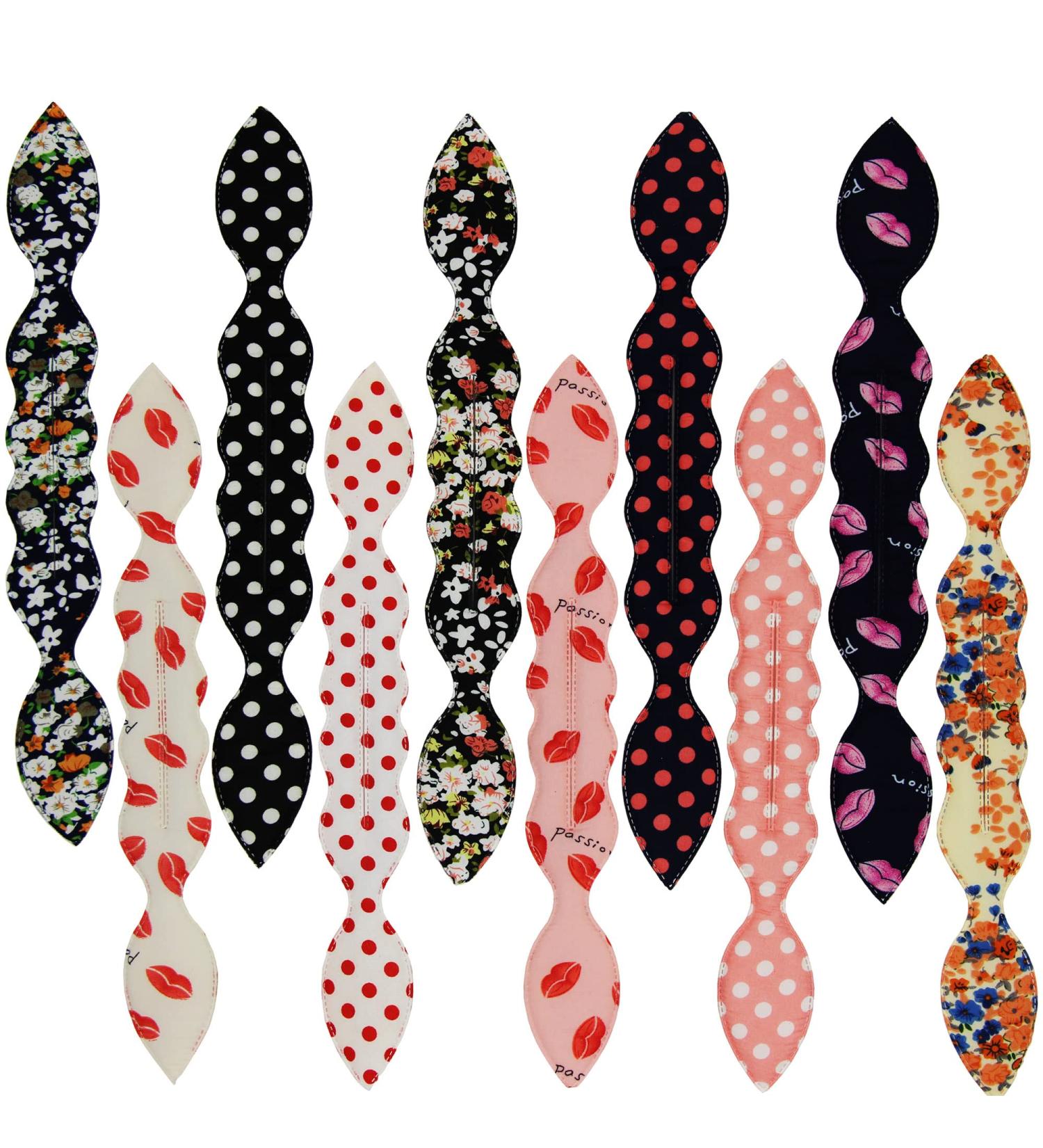 Cute Rabbit Ear Hair Bun Maker - 10PCS Flexible & Reusable French Hairstyle Twister for Women & Girls | Mixed Color Pack - Buy Online on GoSupps.com