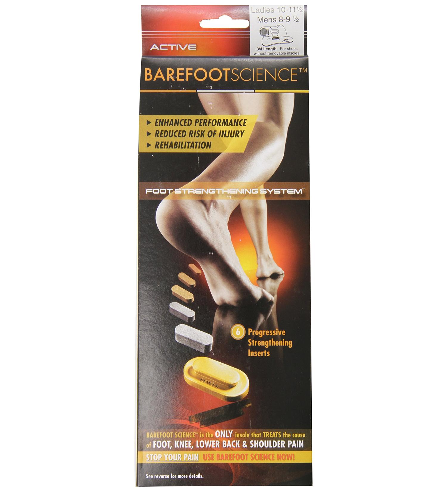 Barefoot Science 6 Step Active Arch Activation Insoles - Medium (W10-11.5/M8-9.5) - Buy Online on GoSupps.com