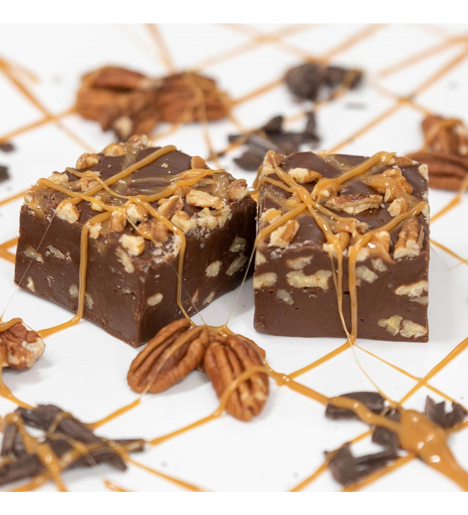 Valley Fudge Chocolate Pecan Turtle Artisan Gourmet Candy - 8 oz Pack - Buy Online on GoSupps.com