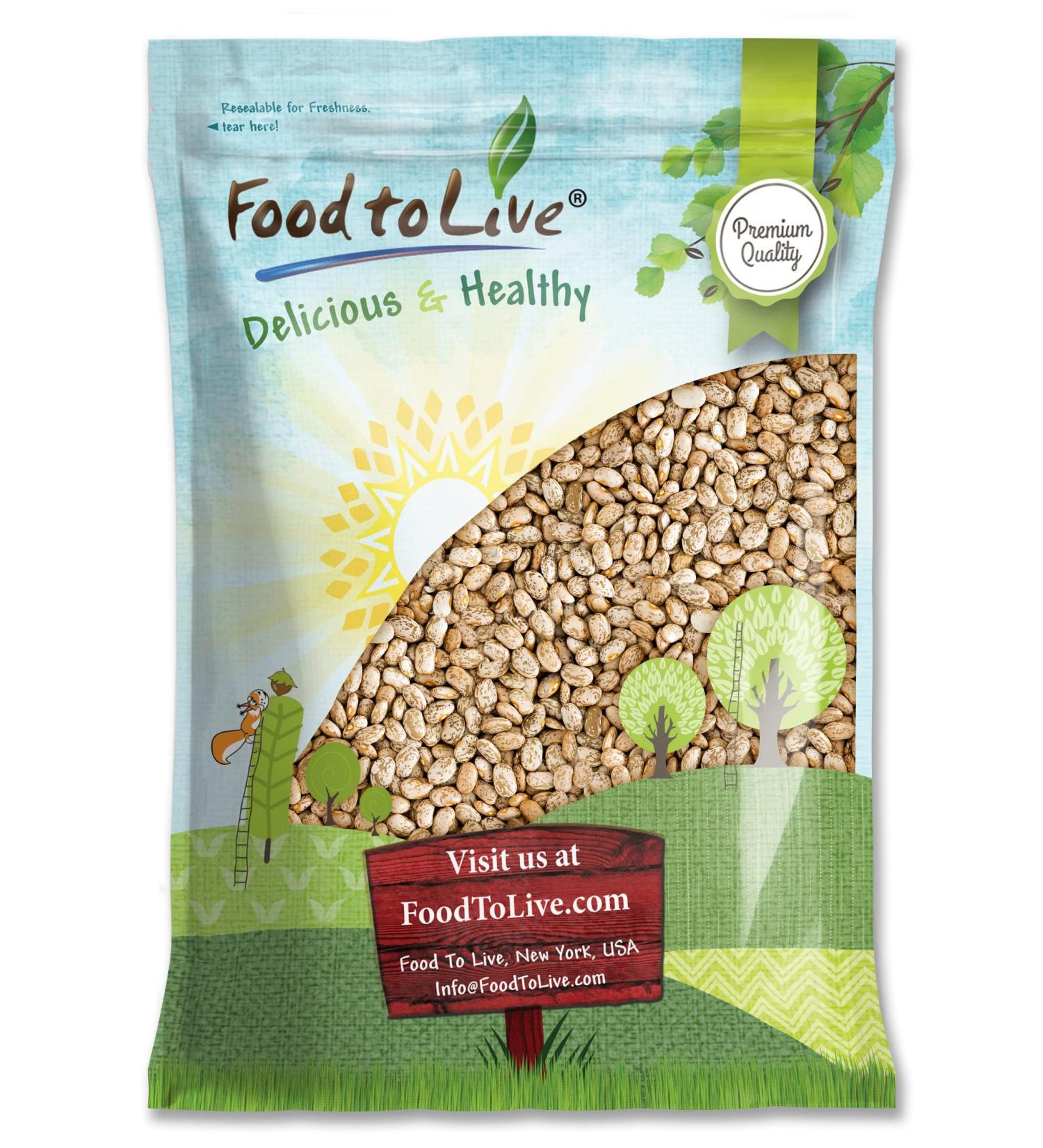 Pinto Beans 10 Pounds - Non-GMO | Dried & Sproutable | Vegan & Kosher | Protein & Folate-Rich | Ideal for Soups, Chili & Stews - Buy Online on GoSupps.com