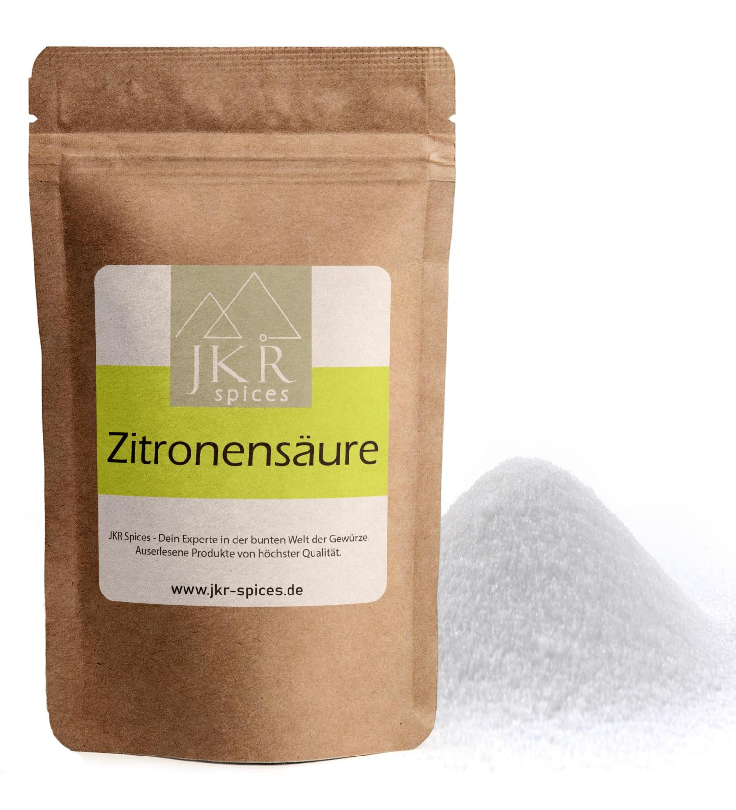 Buy JKR Spices 500G Citric Acid Powder E330 - Food Quality Baking & Cooking Preservative All-Purpose Cleaner | International Shipping Available - Buy Online on GoSupps.com