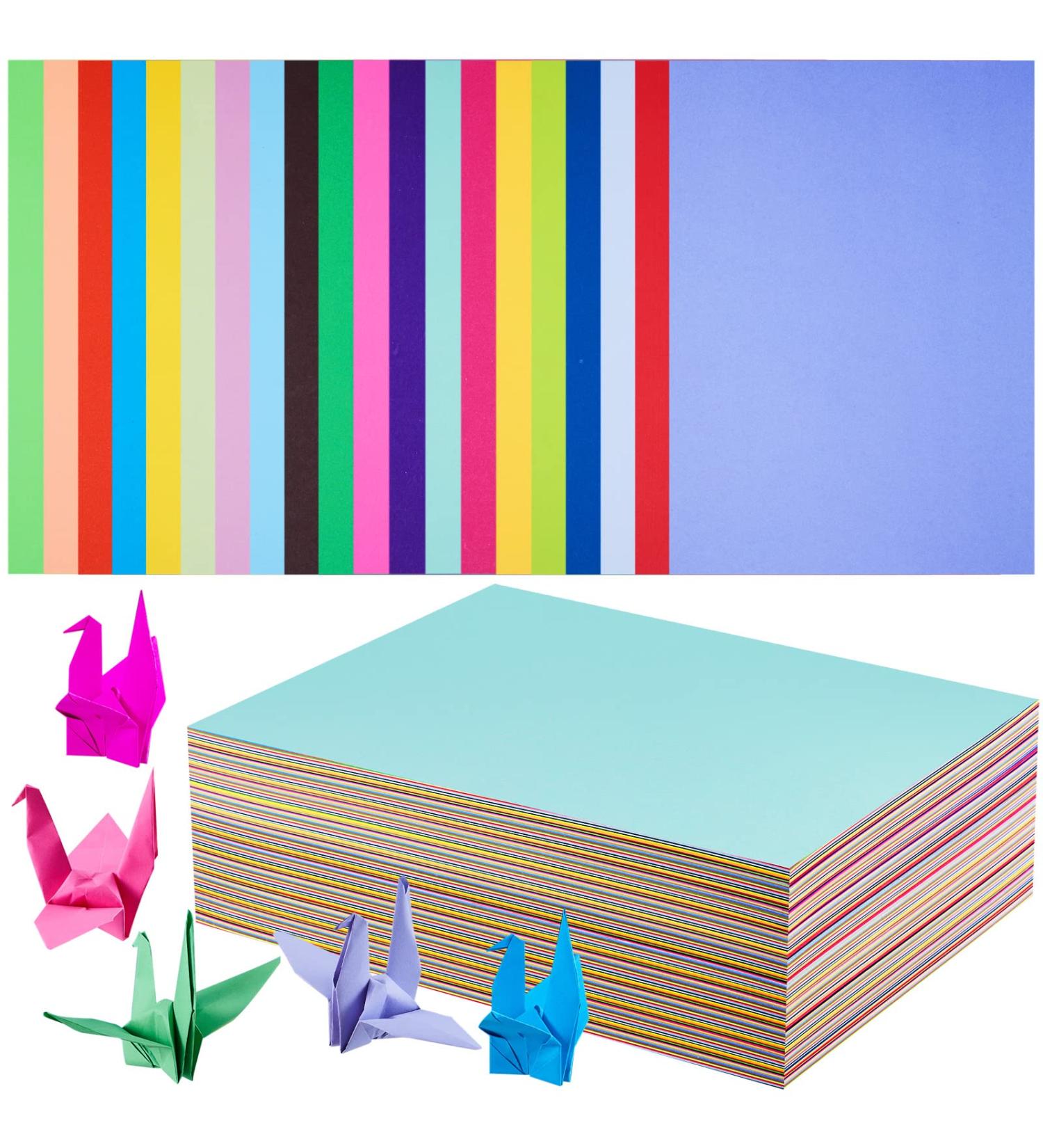 1000 Sheets Construction Paper Bulk Pack - 9x12 Inches - Assorted Colors - Ideal for School Supplies, Art Projects, and Crafts - 20 Vibrant Colors - Lightweight Paper for Kids and Adults - Buy Online on GoSupps.com
