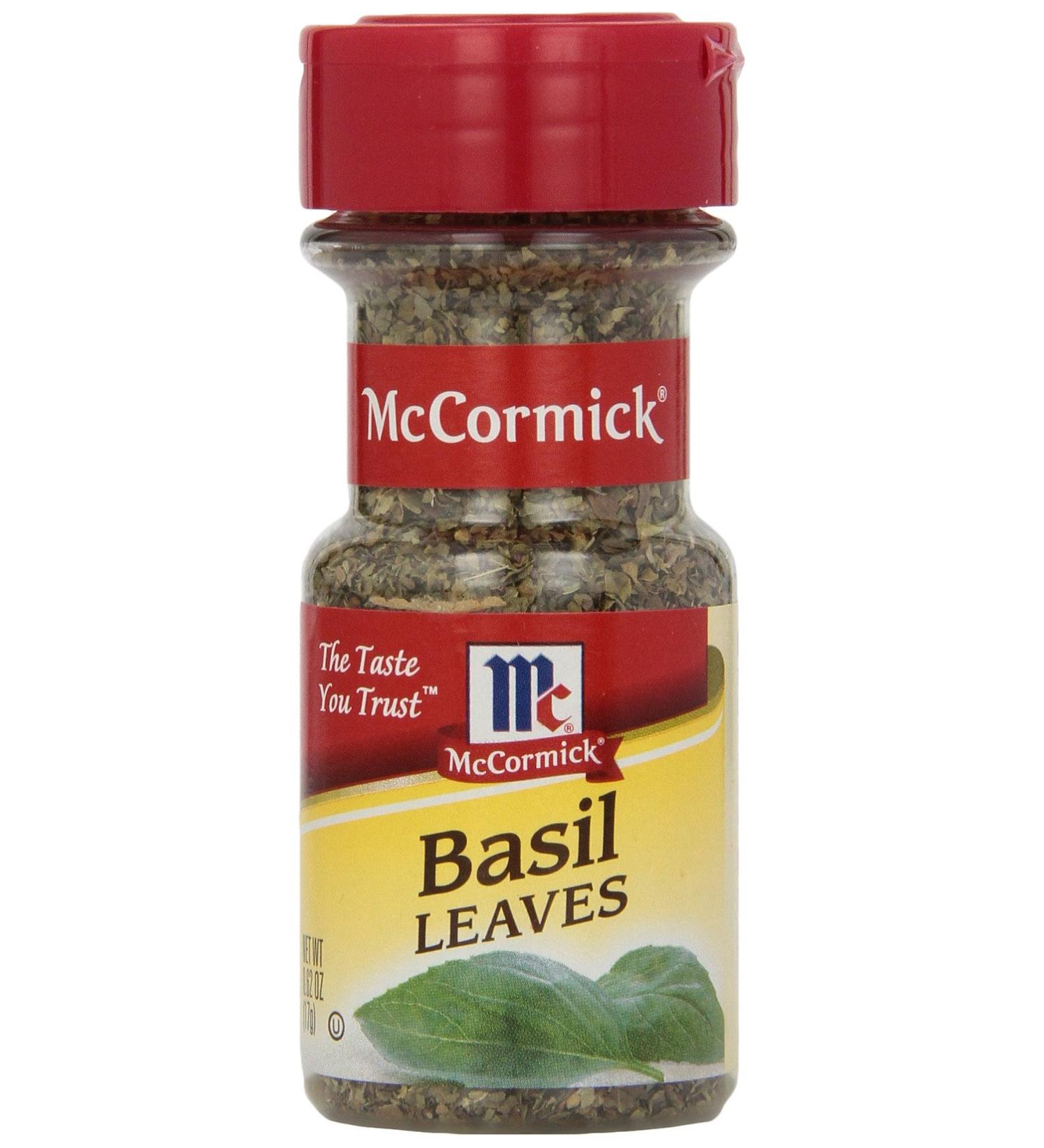 McCormick Basil Leaves - 0.62 oz: Premium Quality, Fresh and Aromatic Herb - Buy Online on GoSupps.com