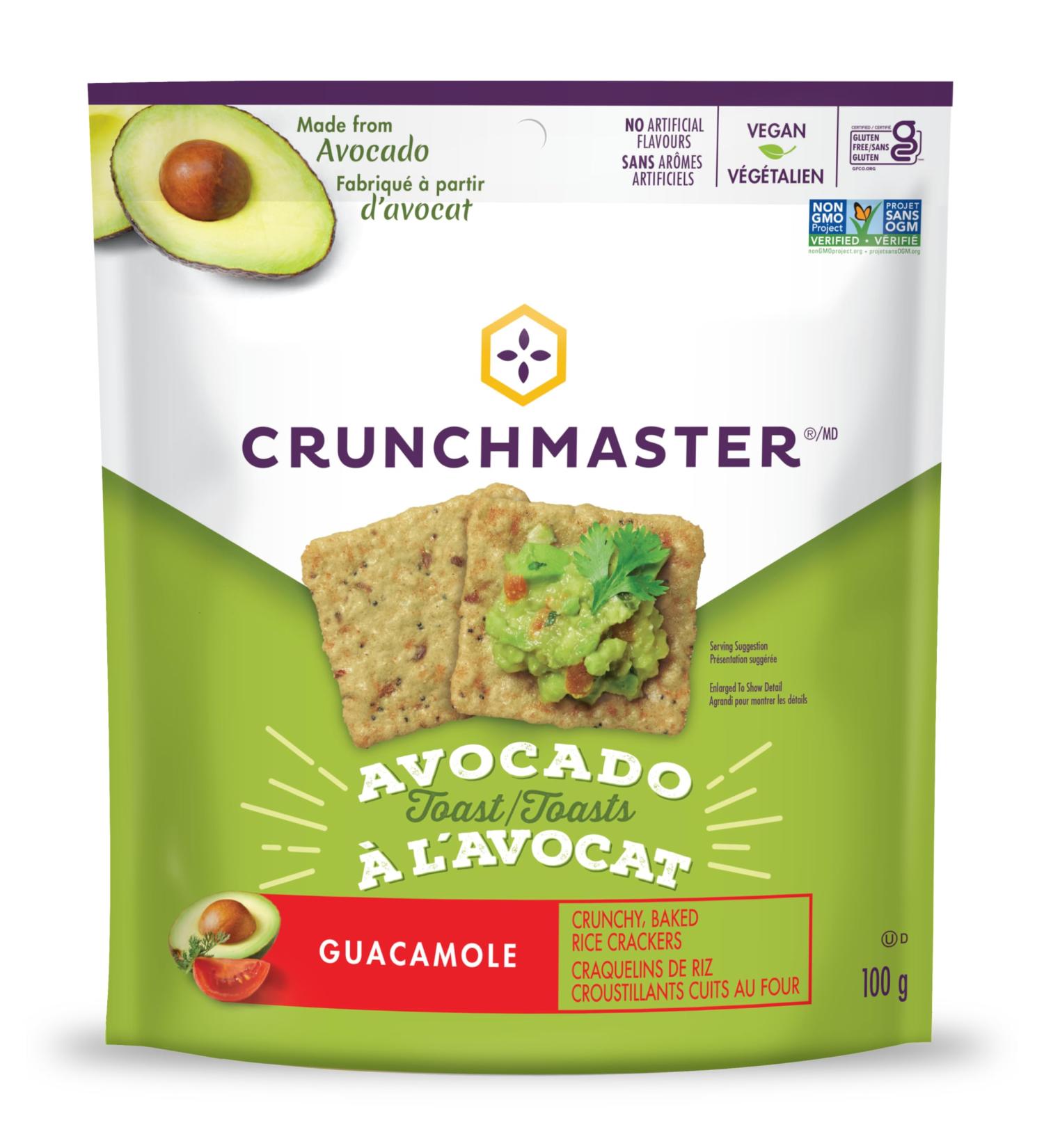 Crunchmaster Avocado Toast - Guacamole (1 pack of 100gr)