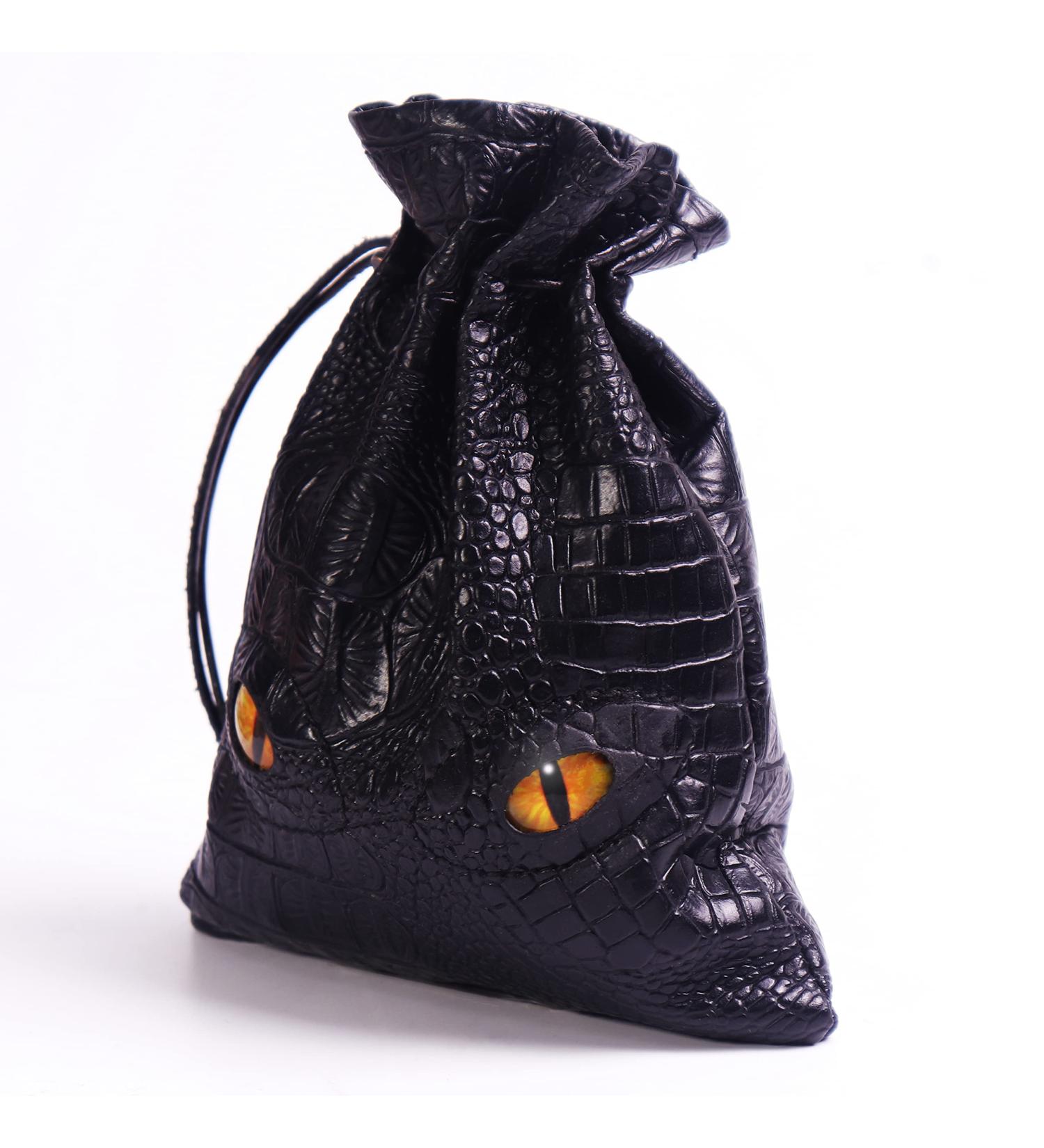 DND Dice Bag - Medieval Leather Coins Pouch for 6 Sets of Dice - RPG Game Storage & Accessories - Buy Online on GoSupps.com