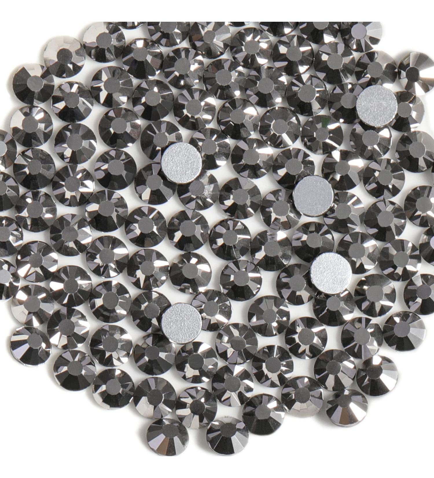 Beadsland 1440pcs Flat Back Rhinestones - SS16 Hematite Nail Crystals (3.8-4.0mm) for Stunning Nail Art - Buy Online on GoSupps.com