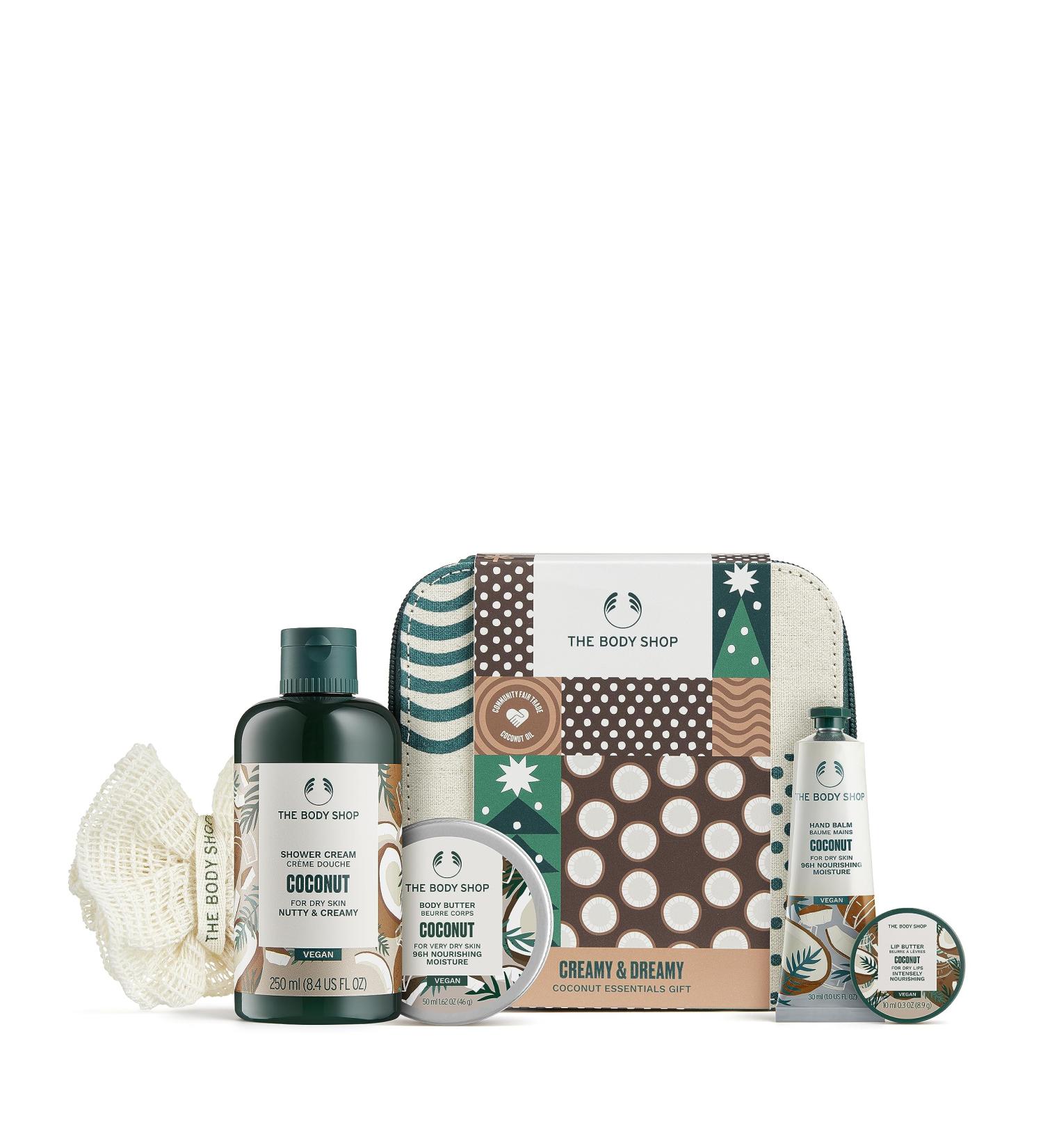 The Body Shop Creamy & Dreamy Coconut Essentials Gift Set - Buy Online on GoSupps.com