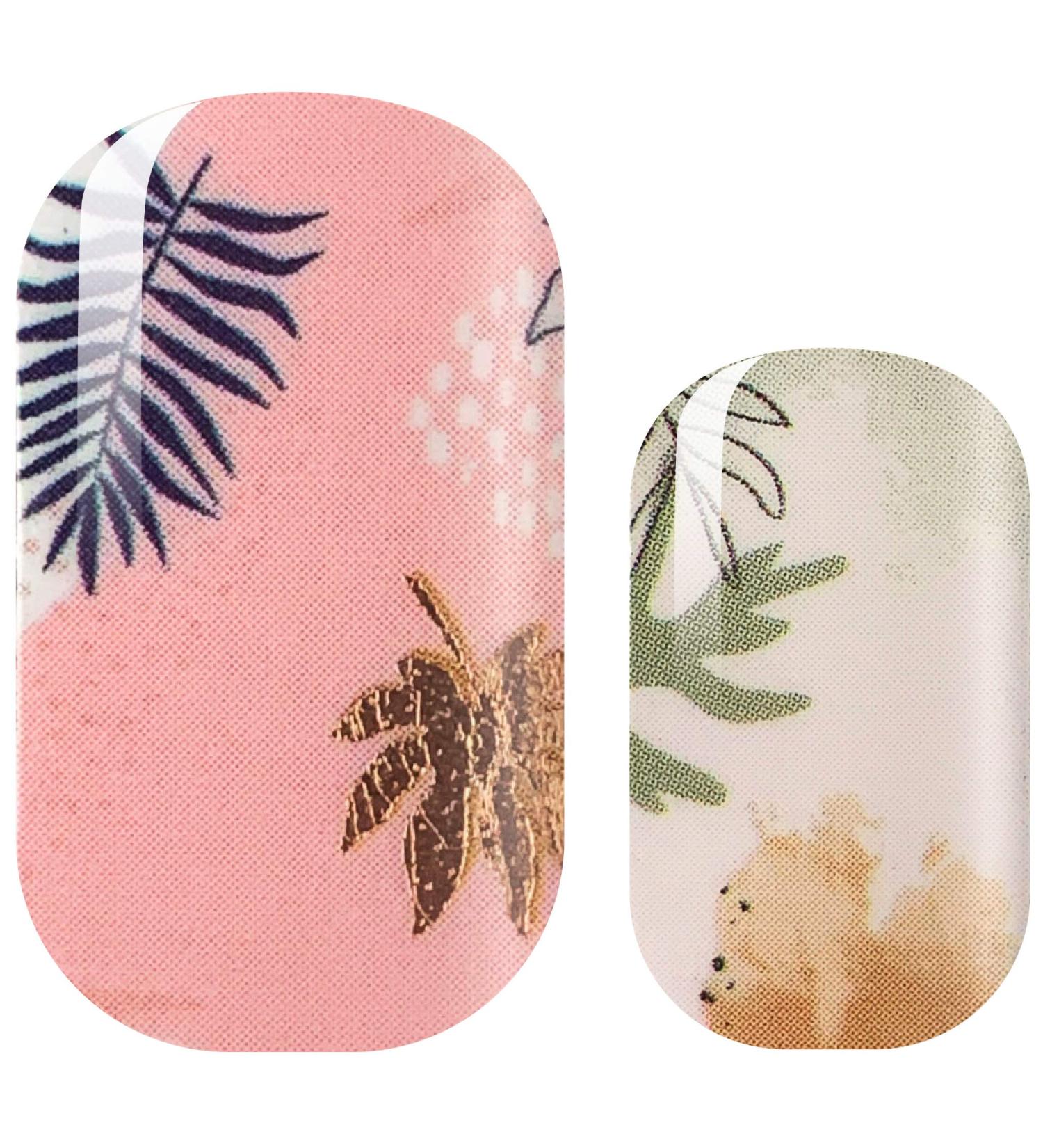 Avoa Beauty Nail Film - Indian Summer | Pink Green Blue Gold | Long-Lasting Self-Adhesive Nail Wraps for Autumn Nail Art - Buy Online on GoSupps.com