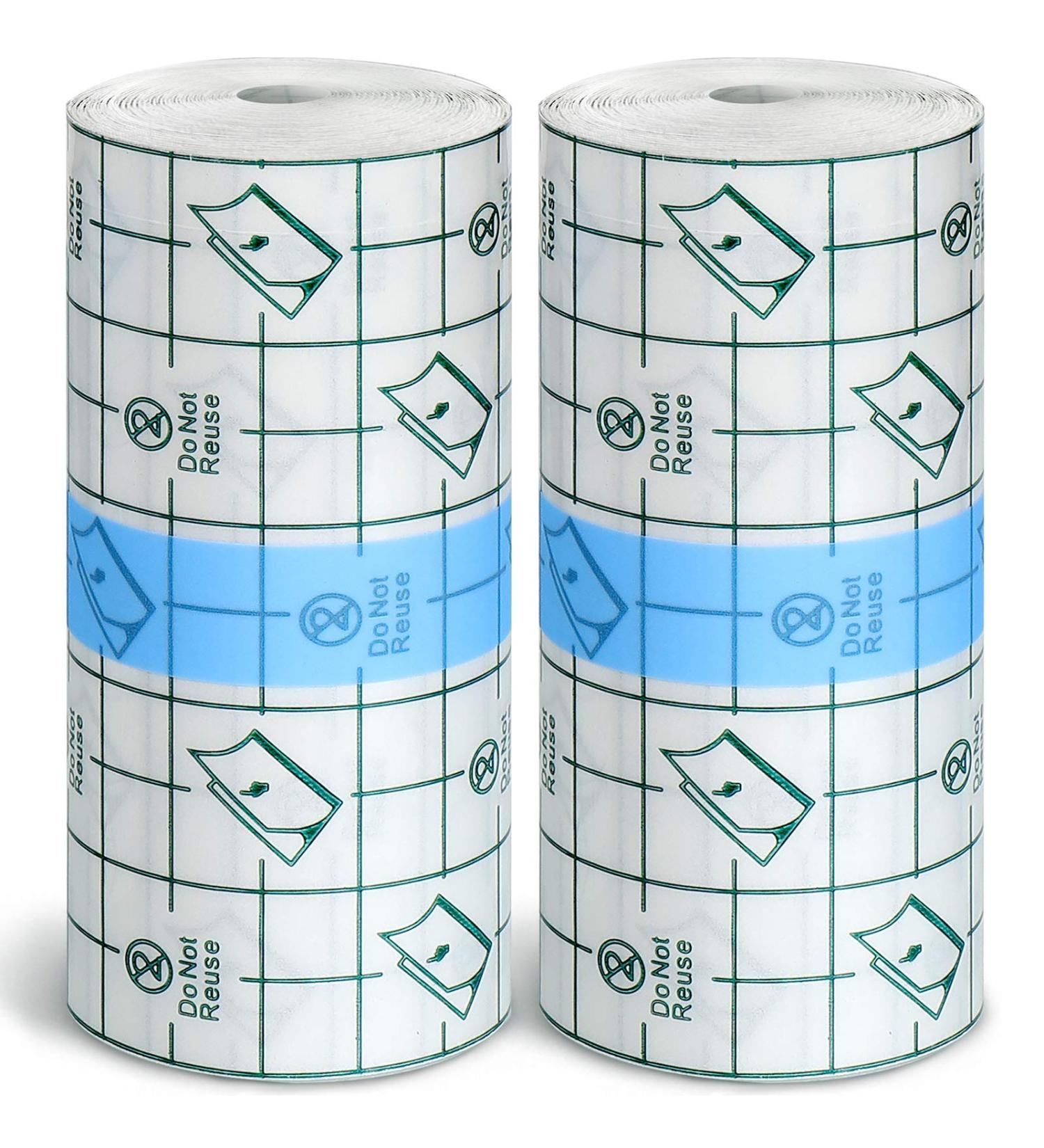 Buy Tondiamo Transparent Stretch Adhesive Bandages - Waterproof & Clear Dressing Tape (4 Inch x 10.94 Yard) - Fast International Shipping - Buy Online on GoSupps.com