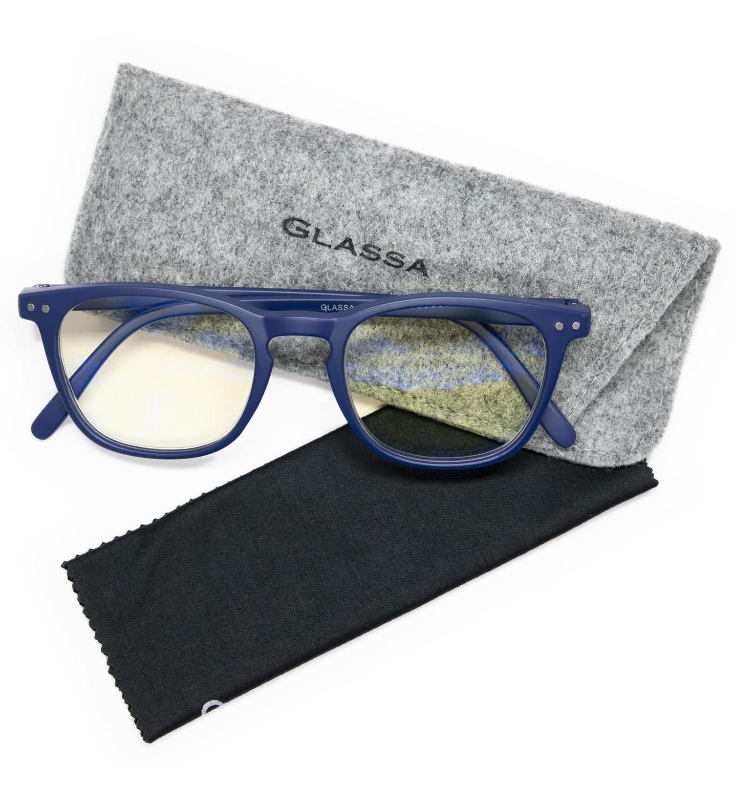 GLASSA PCG 03 Blue Light Blocking Glasses - 4.00 DIO Stylish Protection for Eye Health - Buy Online on GoSupps.com