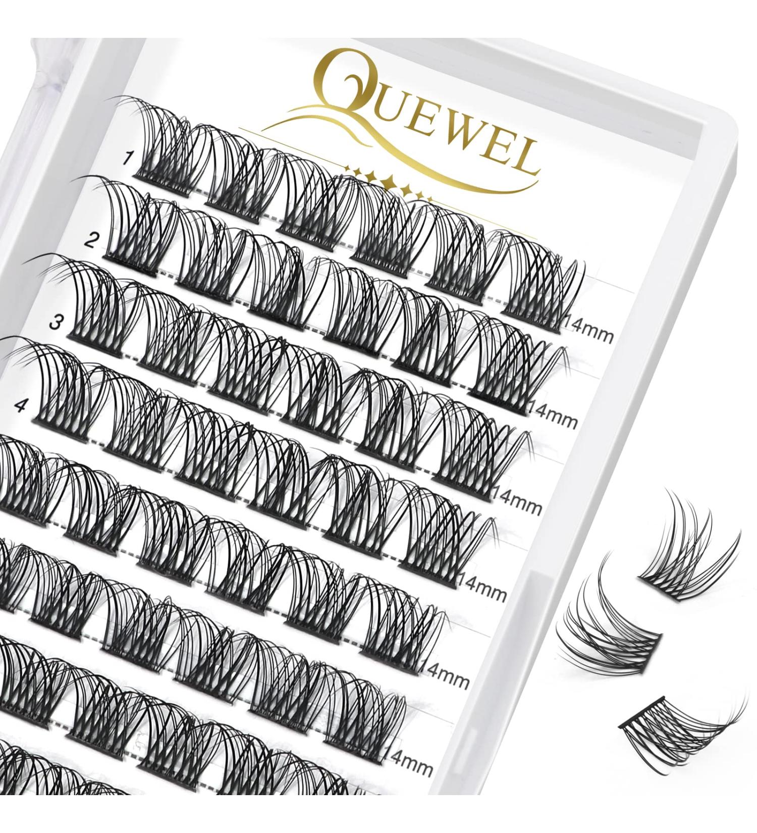 Natural C Curl 14mm Individual Eyelash Clusters - DIY Eyelash Extensions | Wide Foundation for Makeup - 1 Pack - Buy Online on GoSupps.com