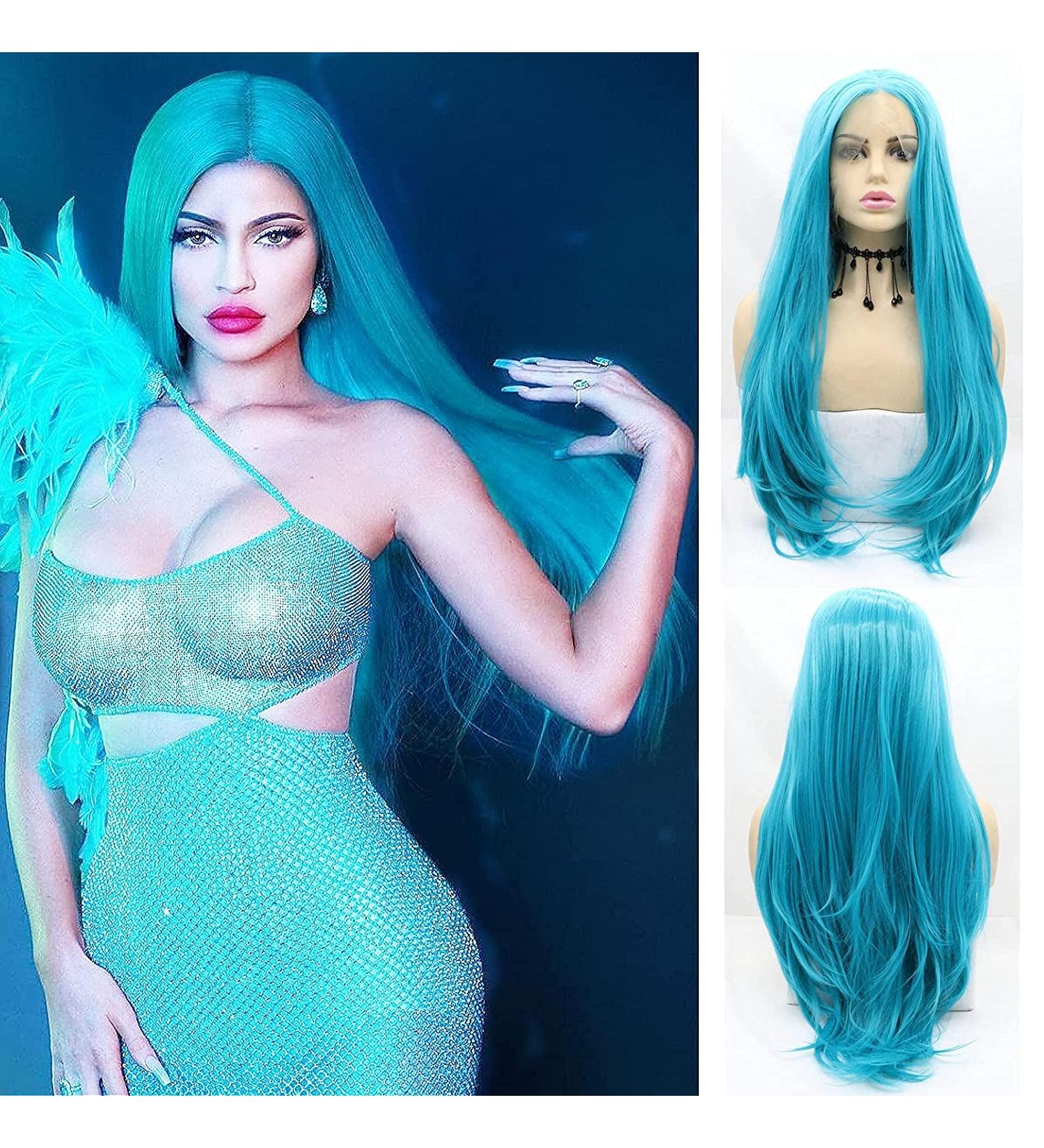 Buy Blue Lace Front Sparrow Wig - Natural Hairline Heat-Resistant Adhesive-Free Perfect for Cosplay & Daily Wear - Light Blue Pastel Wig for Women - Buy Online on GoSupps.com