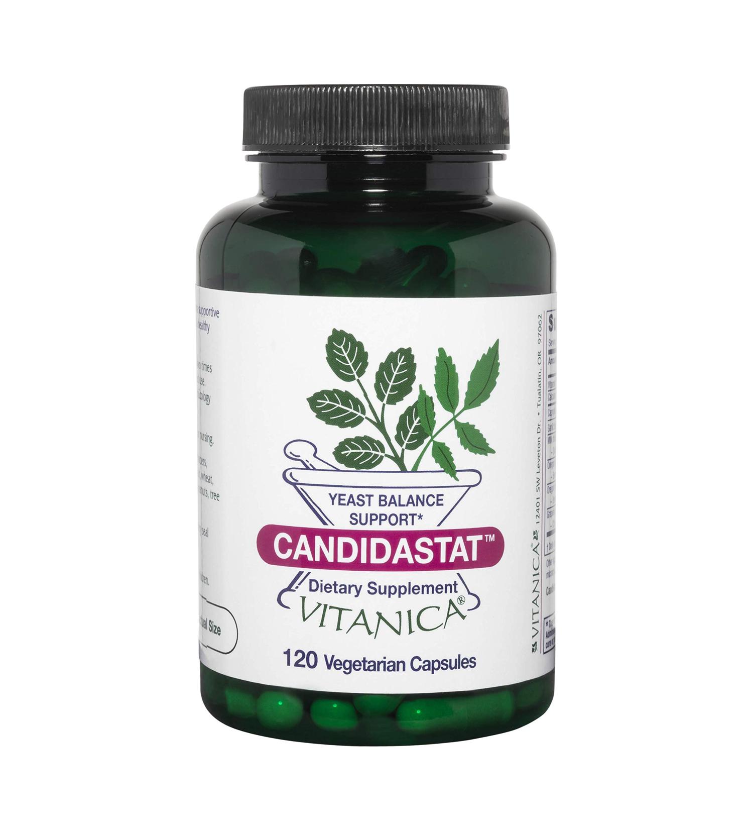 Vitanica Candidastat Yeast Balance Vegan Supplement - 120 Capsules - Buy Online on GoSupps.com