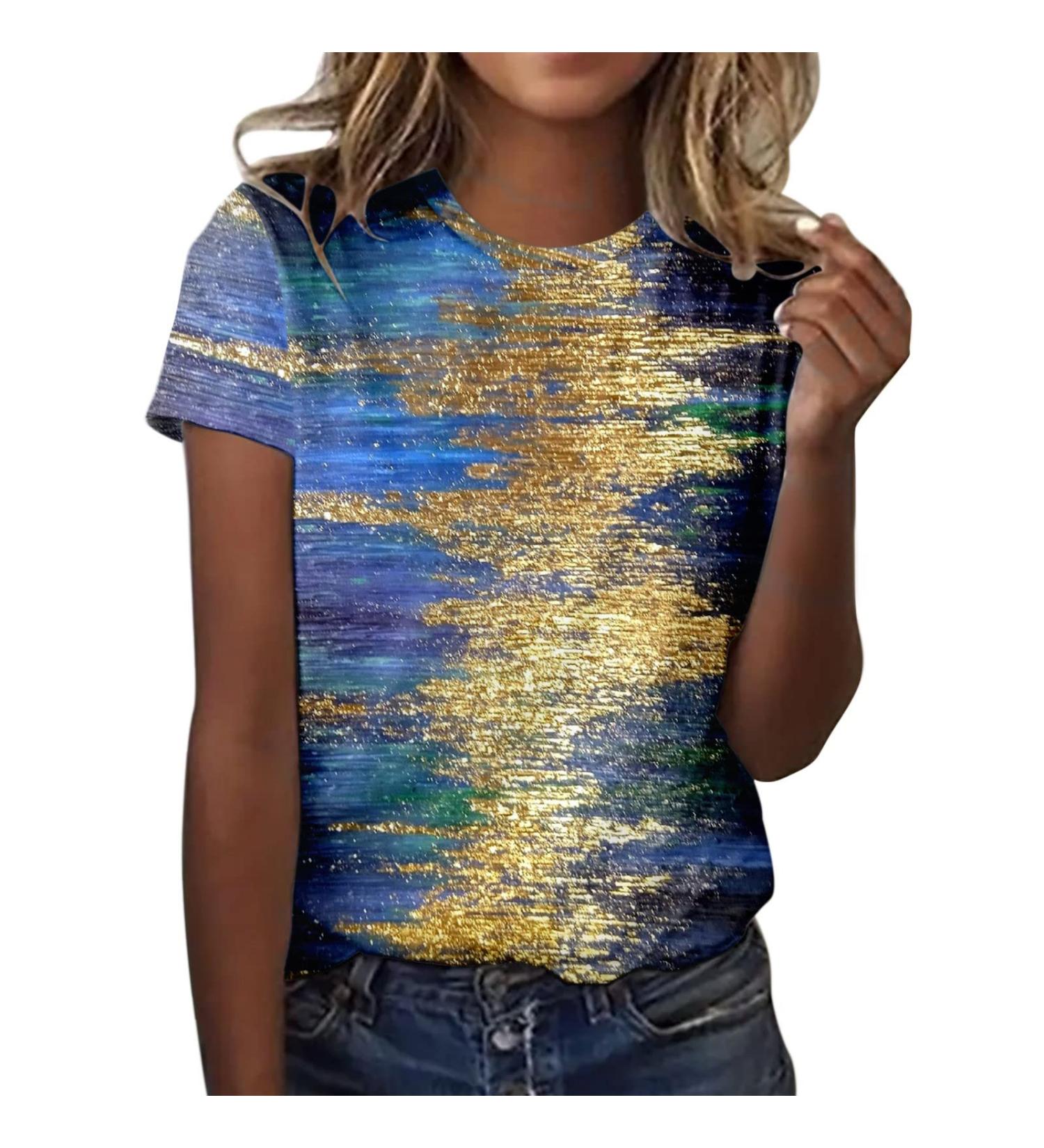 Shop Elegant Women's V/O Cutout Blouse & Tunic Tops - Solid & Striped Summer T-Shirts in Yellow & Plus Sizes (XXL) - Buy Online on GoSupps.com