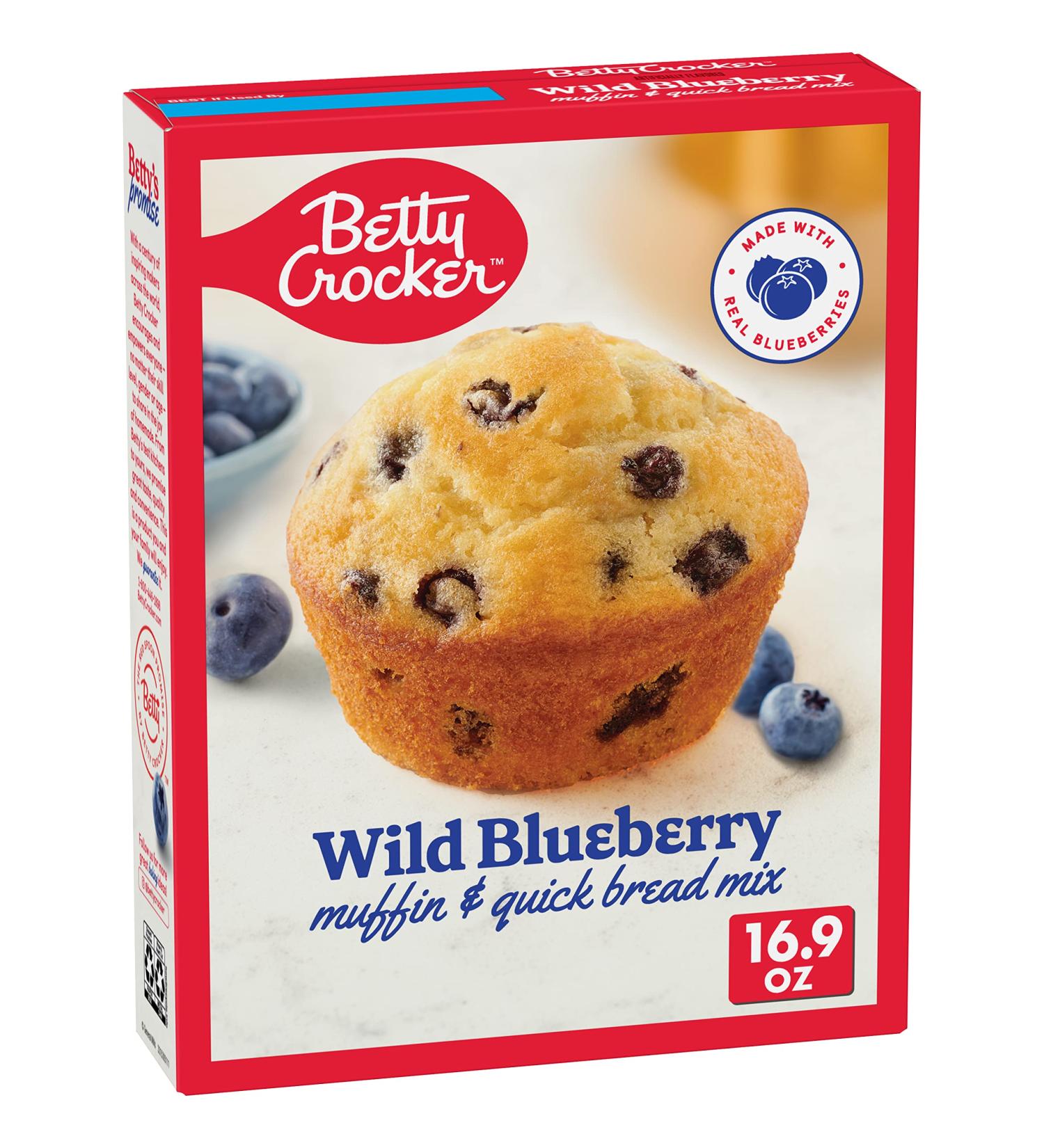 Betty Crocker Wild Blueberry Muffin & Quick Bread Mix 16.9 oz - Delicious Homemade Baking Solution - Buy Online on GoSupps.com