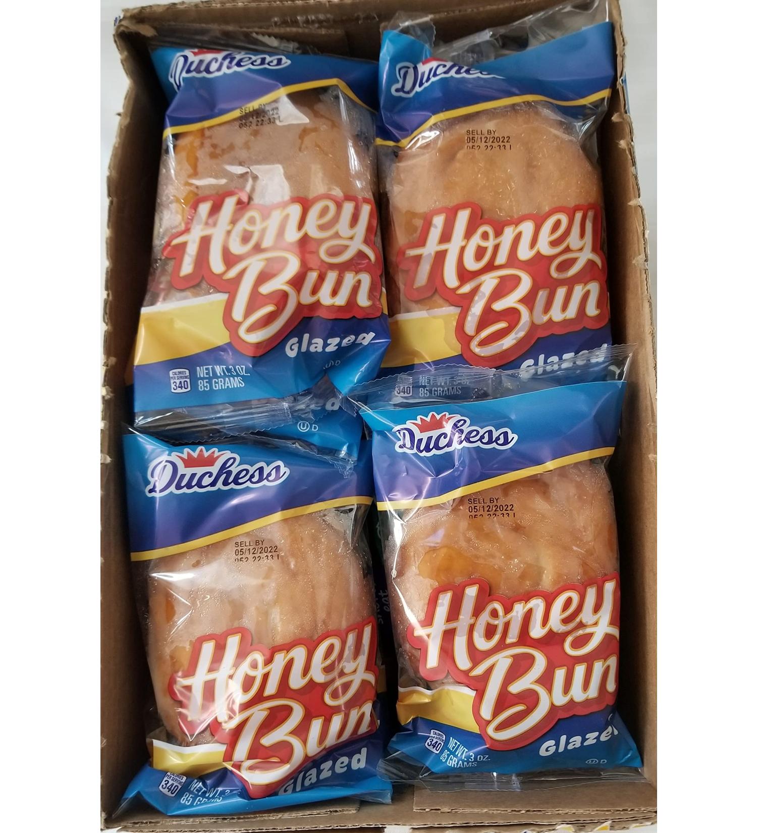 Duchess Honey Buns - 12 Pack, 3 oz each - Buy Online on GoSupps.com