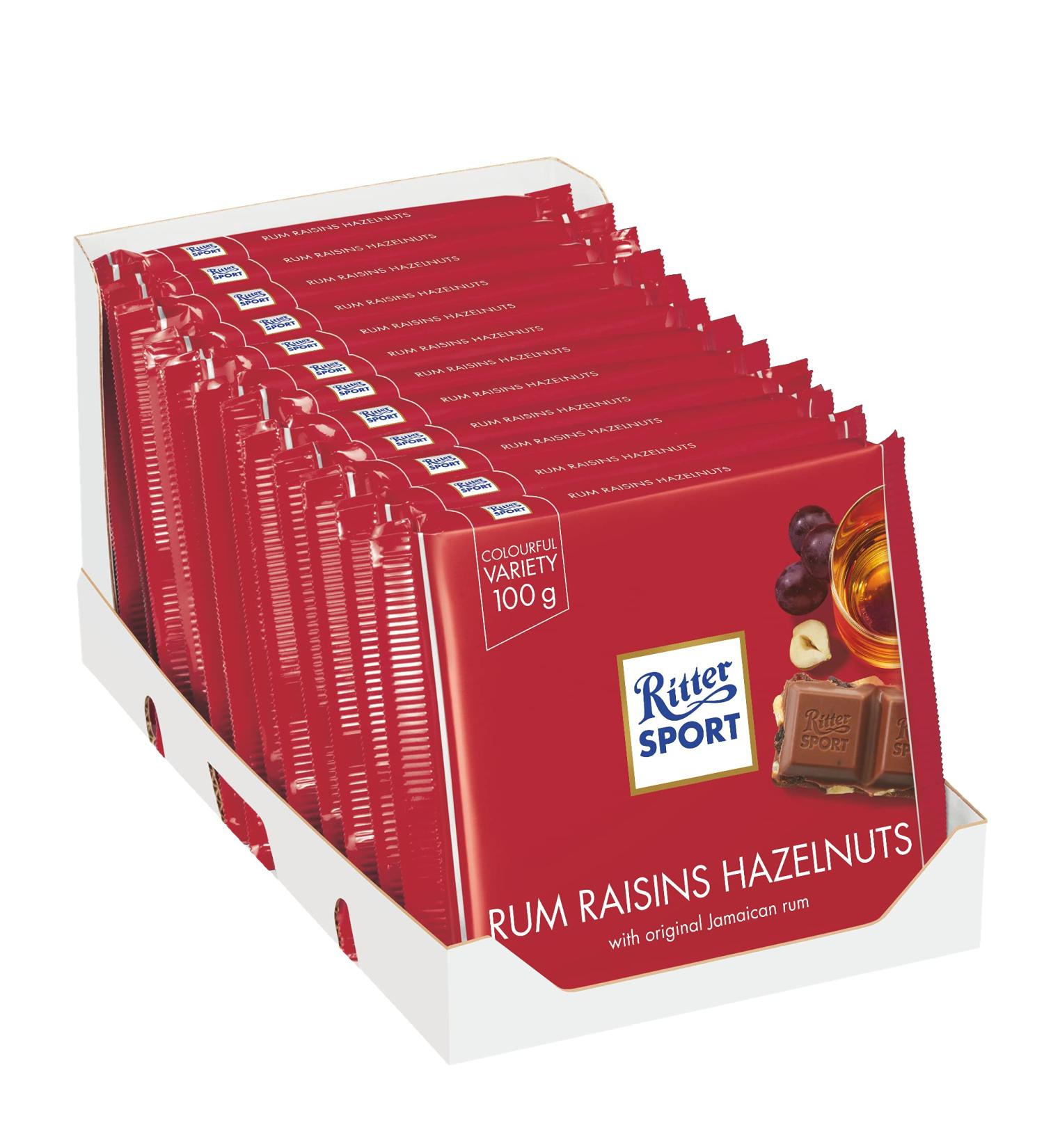 Ritter Sport Rum Grape Nuts 100g (12-pack) by Ritter Sport Rum Grape Nuts 100g (12-pack)