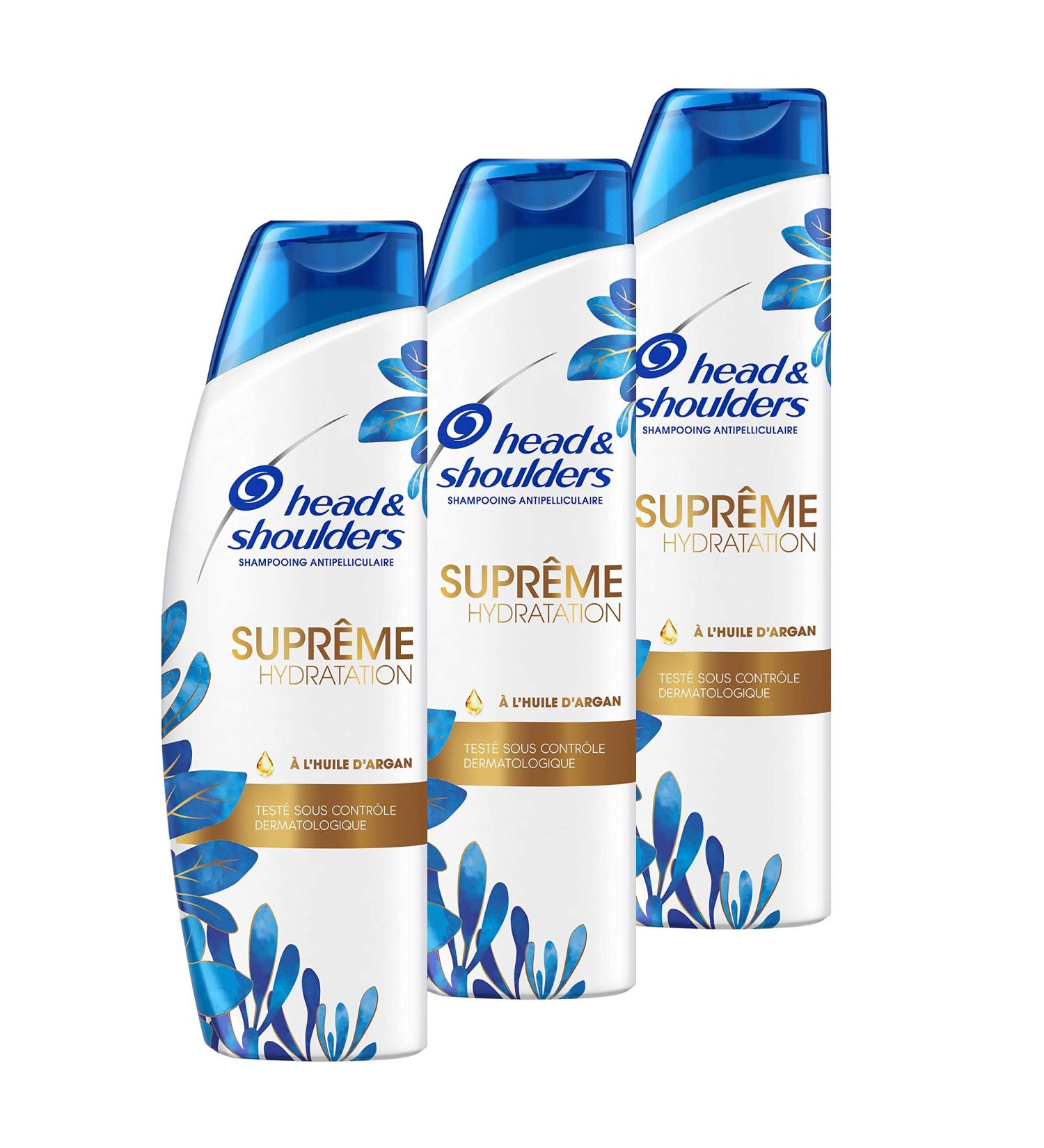 Head and shoulders Supreme Hydration Shampoo 270 ml - Pack of 3 - Buy Online on GoSupps.com