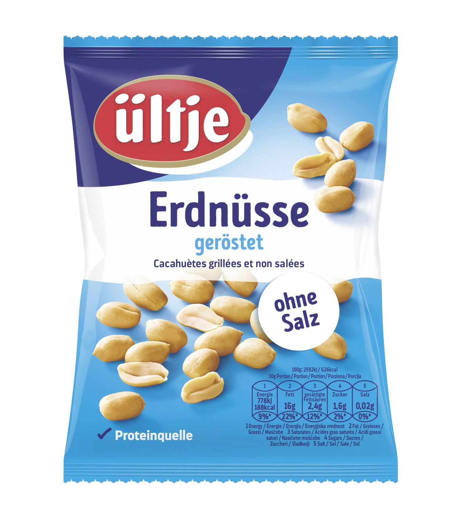  lte Roasted Peanuts (No Salt) - 12 Pack (12 x 200g) | Premium International Shipping - Buy Online on GoSupps.com