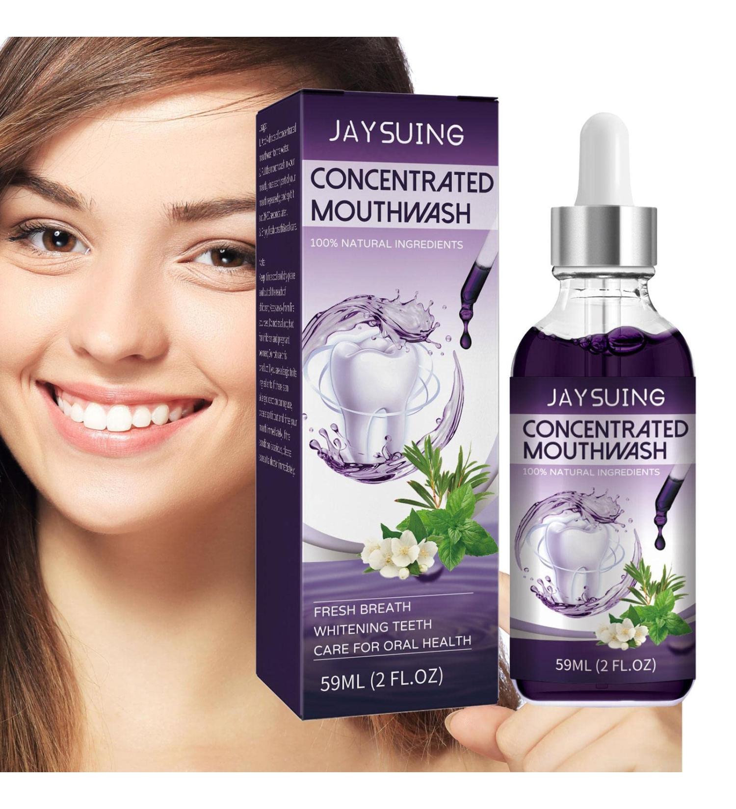 Ailopta Mouthwash for Bad Breath | 59ml Cool Mint Alcohol-Free No Dyes or Sweeteners - Buy Online on GoSupps.com