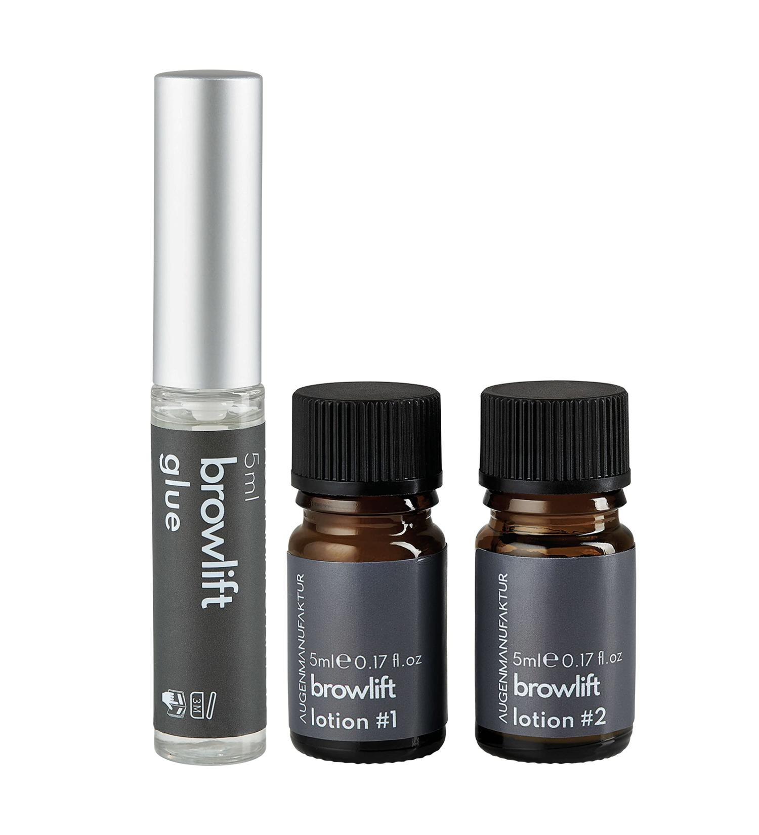 Augenmanufaktur Eyebrow Lift Kit - Browlift shapes & fixes eyebrows naturally long-lasting 3D effect (Base Kit Bottle) - Buy Online on GoSupps.com