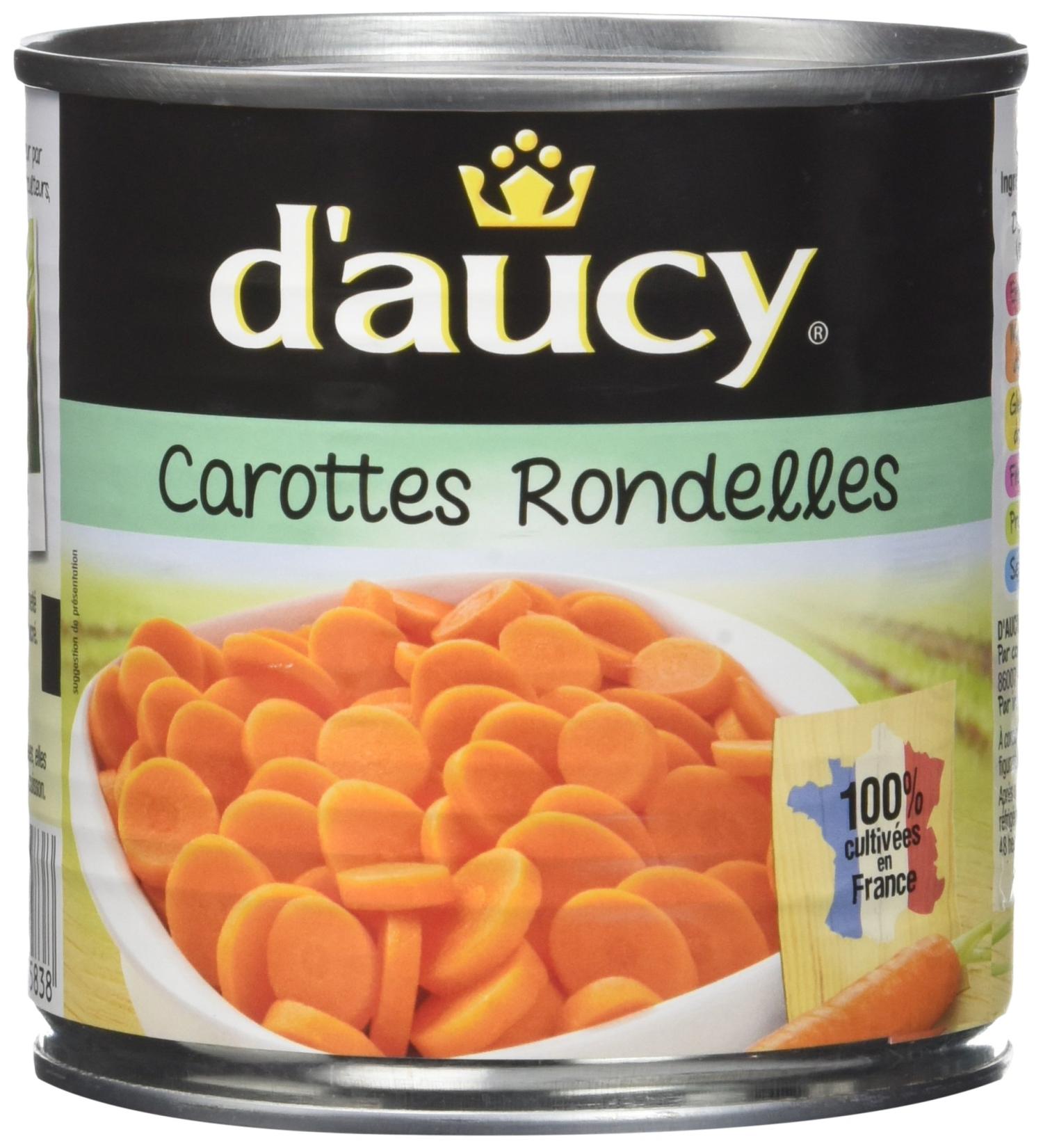 d'aucy Carrots Rondelles 400 g - Pack of 6 - Buy Online on GoSupps.com