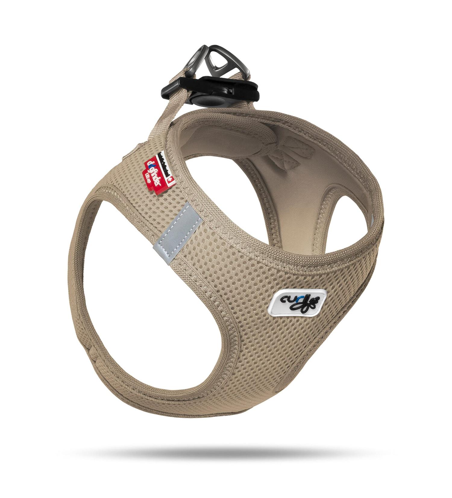 Weste Harness Air-Mesh Tan 3XS - Curli D-Ring Buckle f r komfortable Hundegeschirre | Internationaler Versand - Buy Online on GoSupps.com