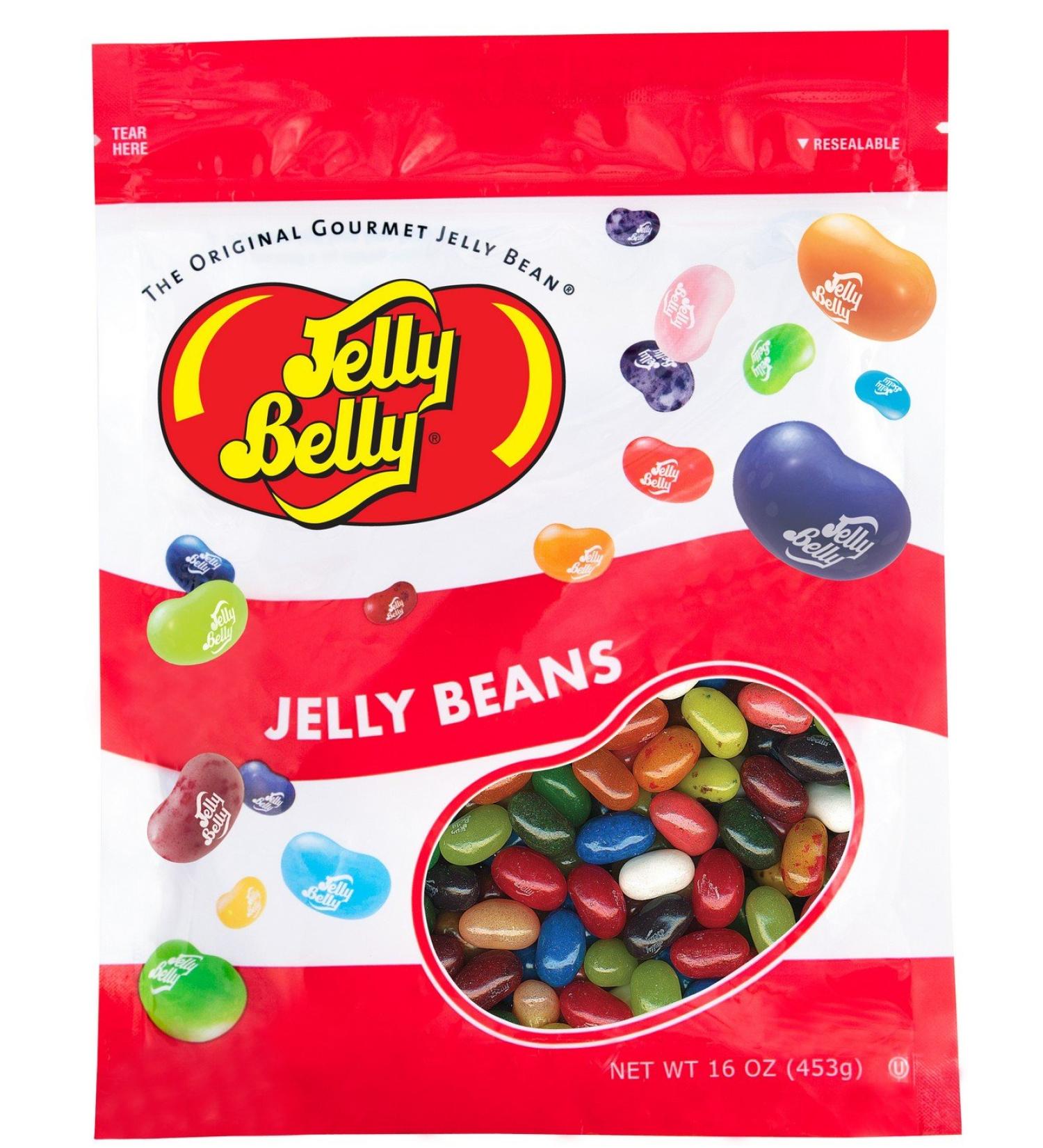 Jelly Belly Fruit Bowl Jelly Beans - 16 Flavors - 1lb Resealable Bag | Genuine Official Product - Buy Online on GoSupps.com