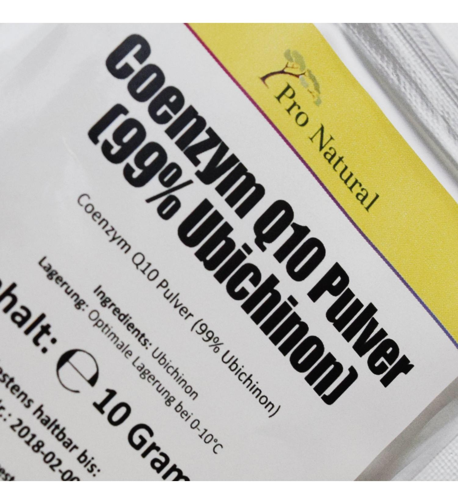 Buy Coenzyme Q10 Powder 10g - Purely Plant-Based for DIY Cosmetics Creams & Gels - All-Natural & Highly Effective - Buy Online on GoSupps.com