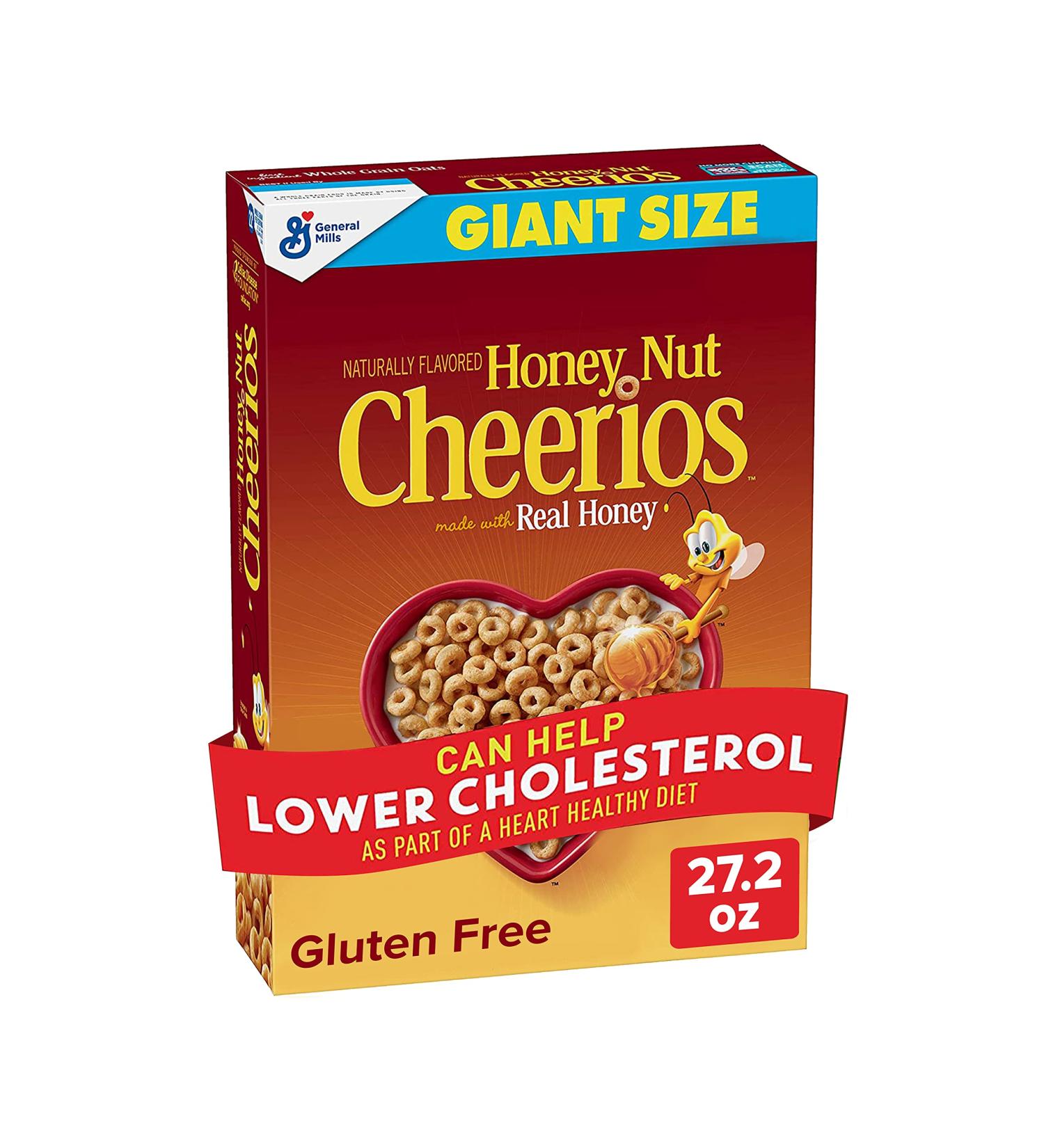 Honey Nut Cheerios Heart Healthy Cereal  Gluten Free Cereal With Whole Grain Oats  27.2 oz 27.2 Ounce (Pack of 1) - Buy Online on GoSupps.com