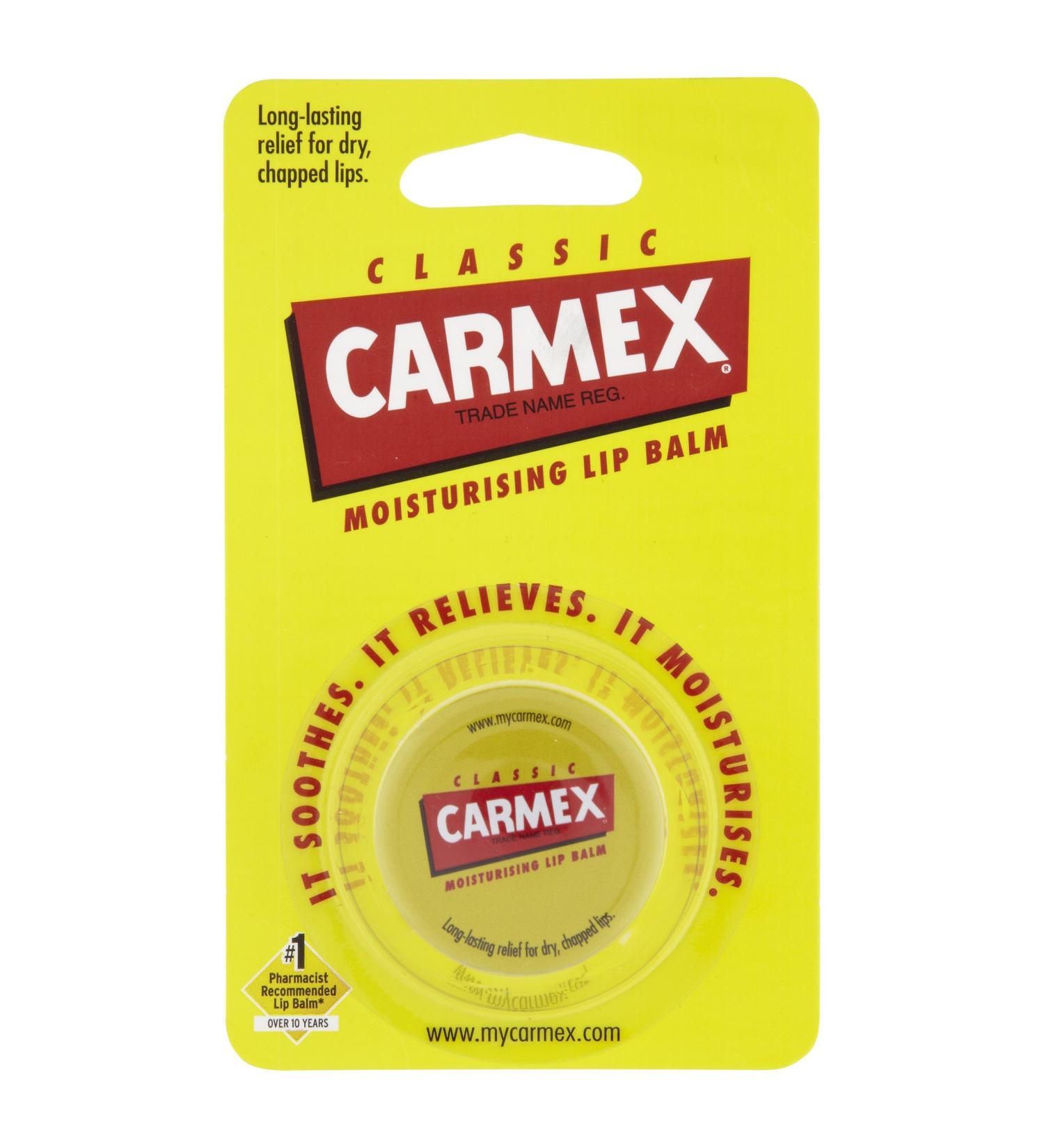 Buy Carmex Lip Balm 7.5g - Soothing Relief for Chapped Lips | International Shipping Available - Buy Online on GoSupps.com