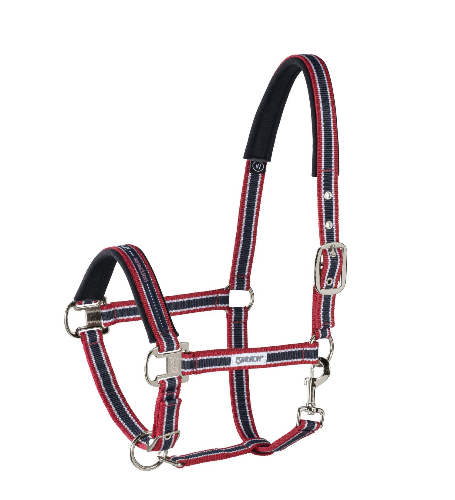 Eskadron Standard Halter PIN Buckle Dark Red Warmblood
