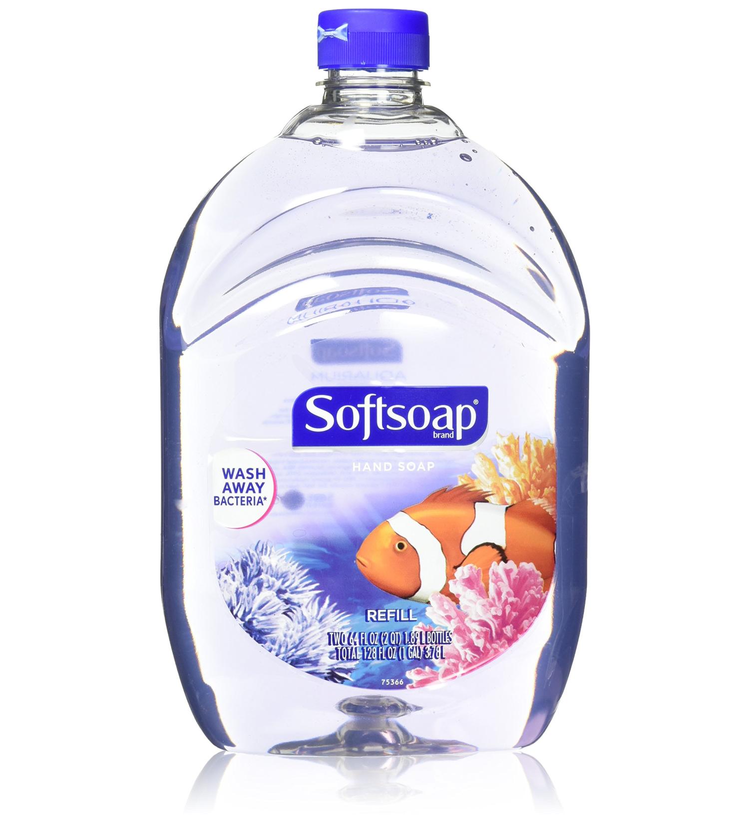 Softsoap Liquid Hand Soap Aquarium Series 64 Fluid Ounce Refill Bottle