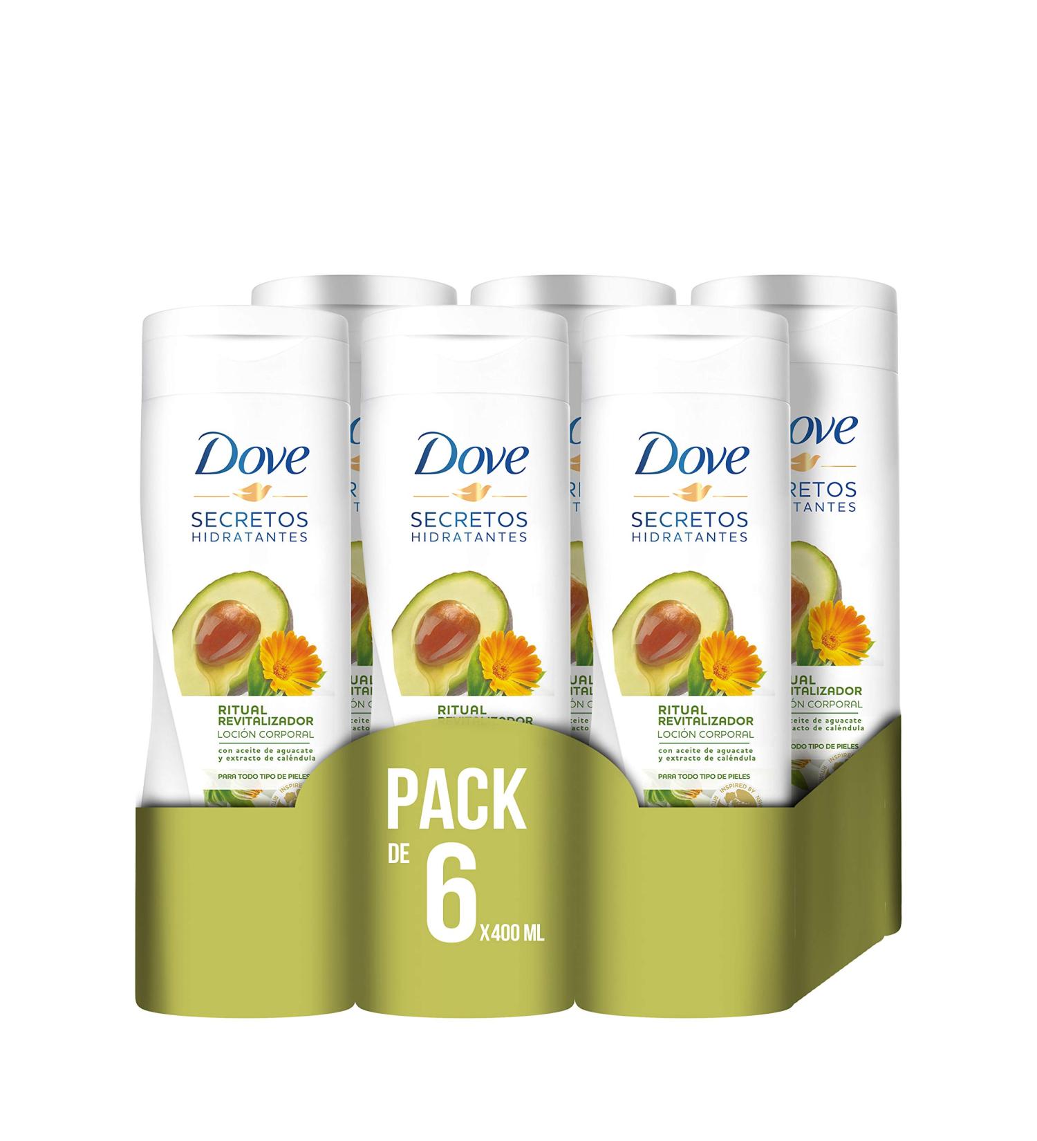Dove Avocado Oil and Calendula Extract Body Lotion 400ml 6 Pack