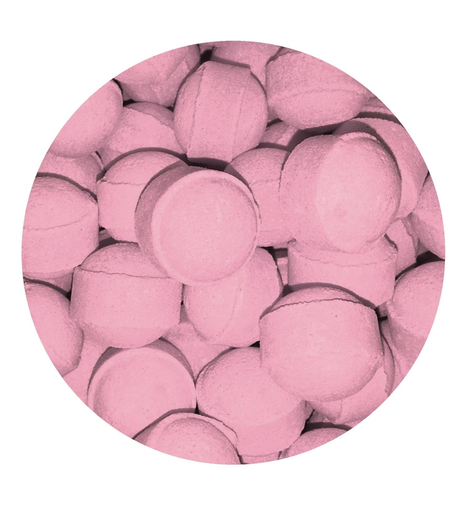 1kg Damask Rose Scented Bath Marbles Fizzers Mini Bombs (Approximately 100)