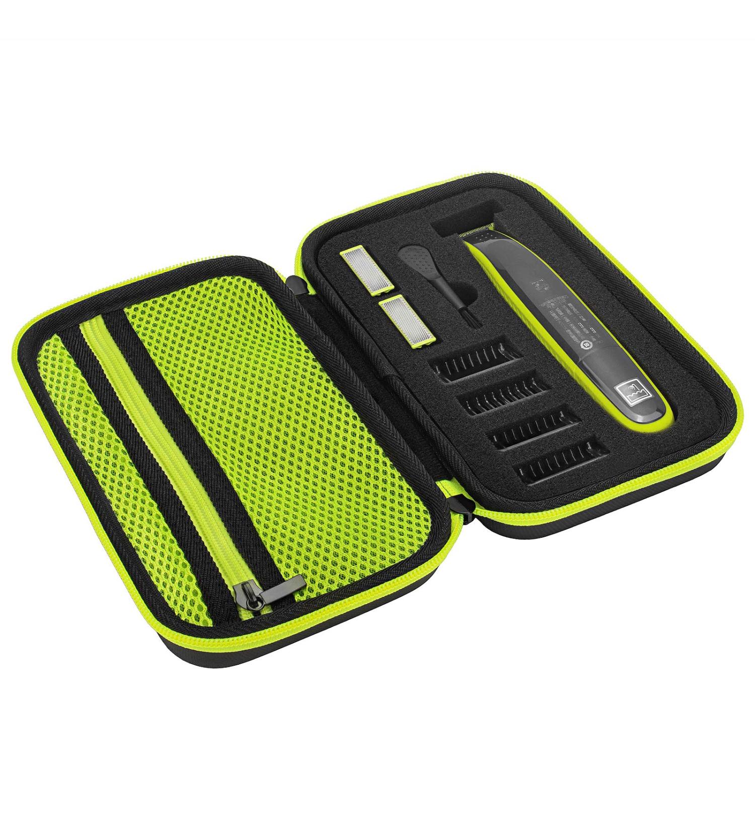 Case for O Blade QP2630 QP2520 QP2620 QP2734 QP6530 O Blade 360 & O Blade Pro Electric Face Body Trimmer and Guide Comb Guard Replacement Heads Shaver Razor Travel Case Green - Buy Online on GoSupps.com