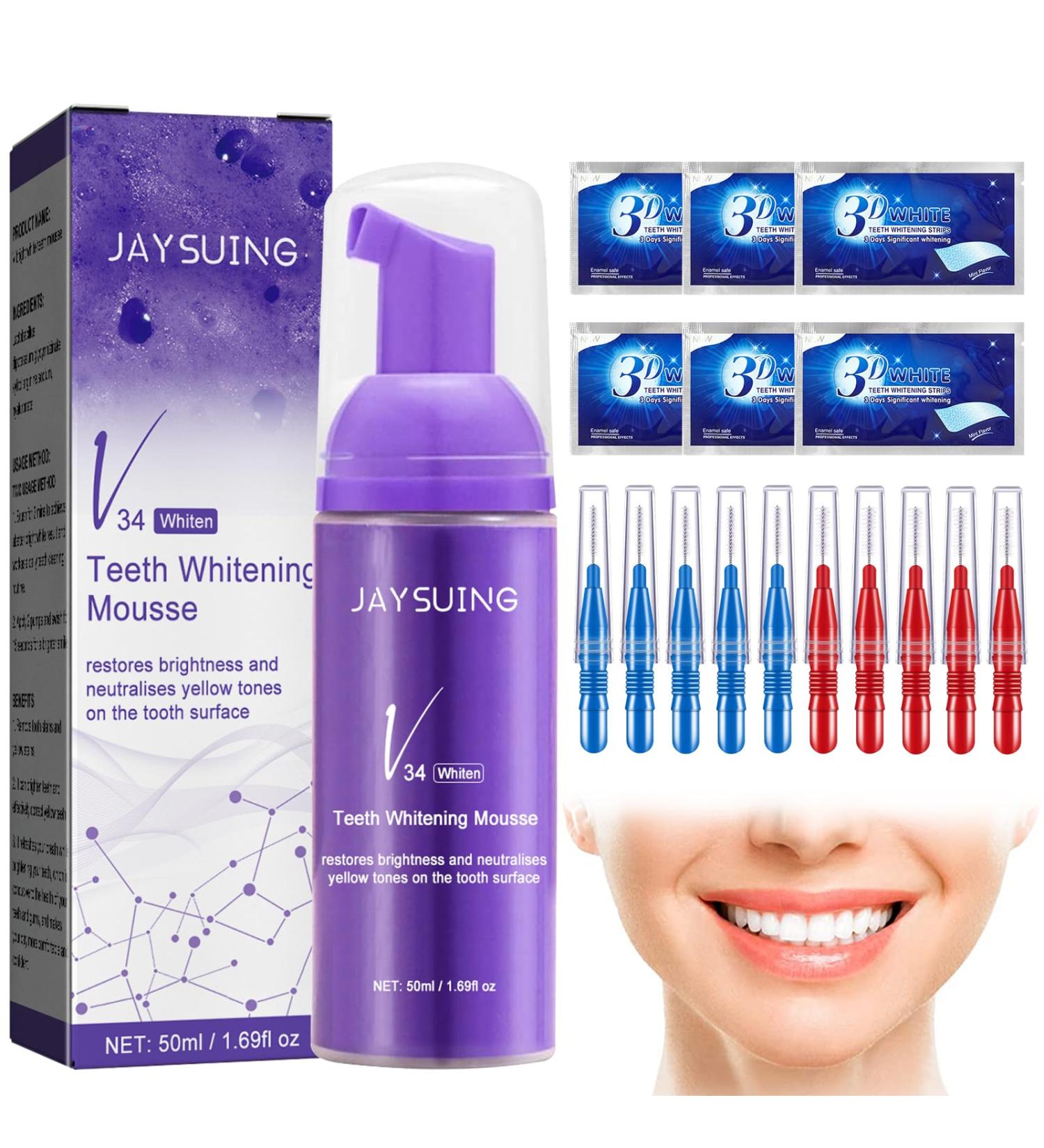 Lila V34 Violet Toothpaste - Whitening & Stain Removal | Deep Stain Repair & Gum Health - Buy Online on GoSupps.com