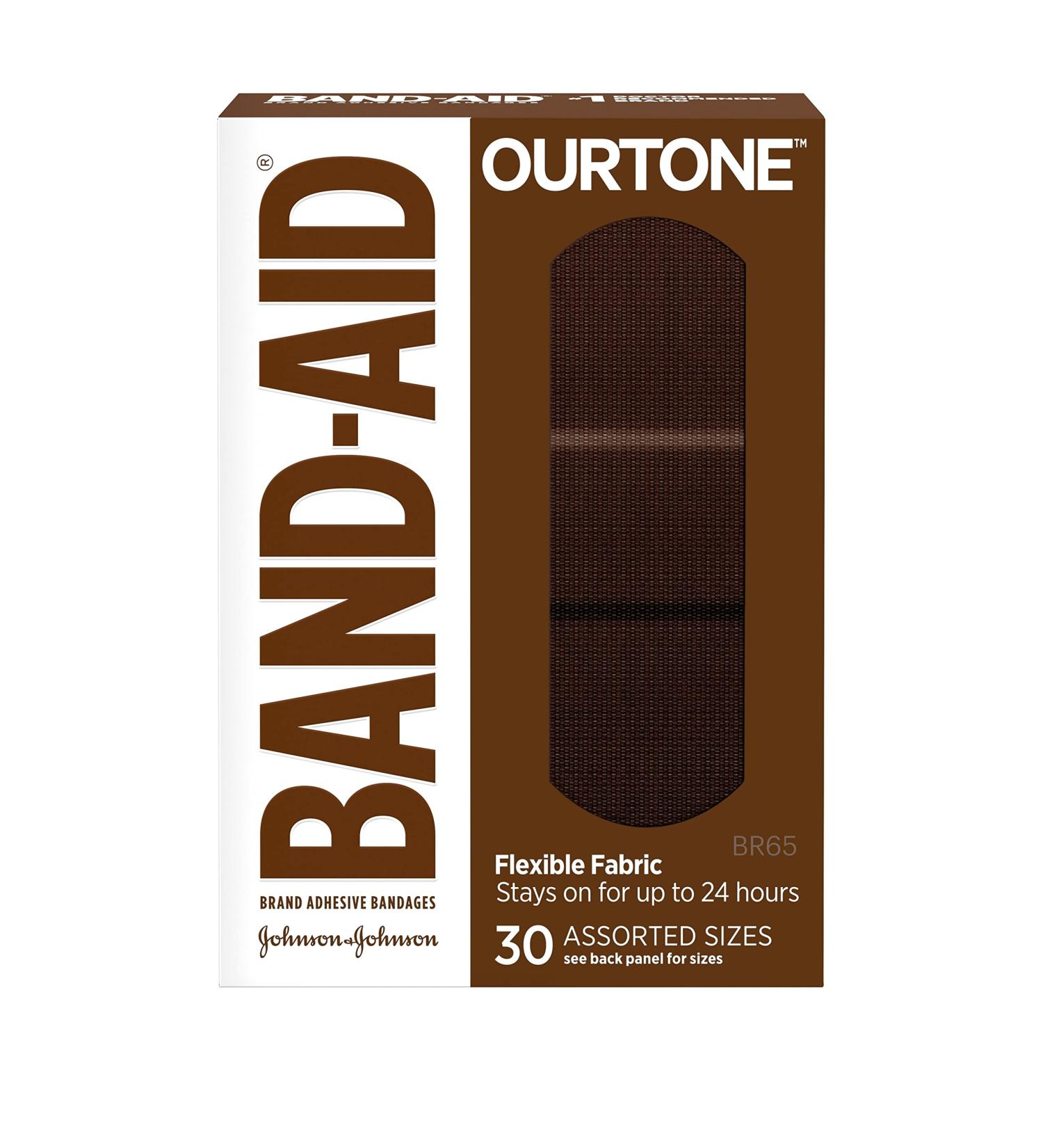 Band-Aid Brand Ourtone Flexible Fabric Adhesive Bandages - 30 Count - Buy Online on GoSupps.com