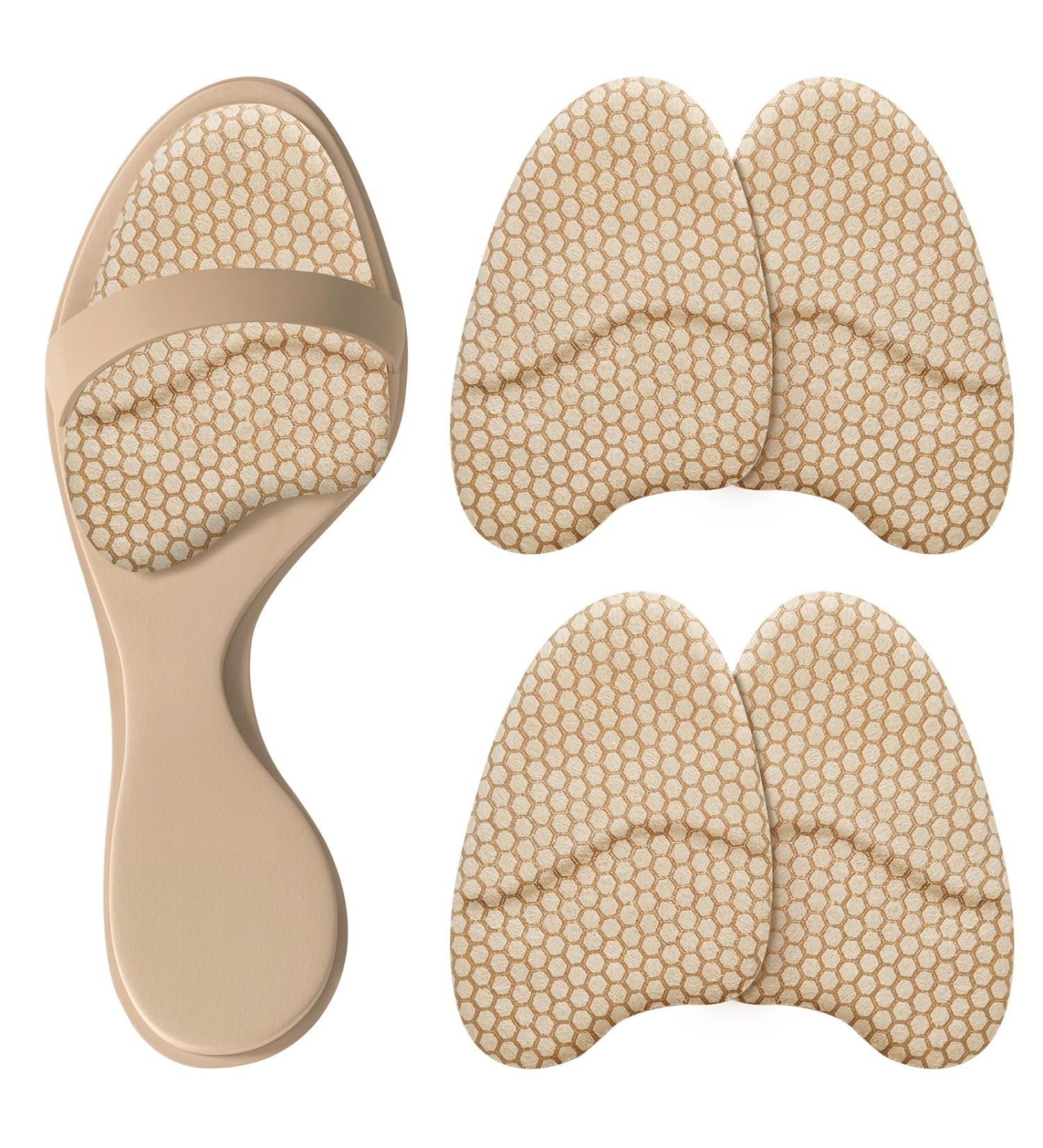 Buy Metatarsal Pads for Women - Ball of Foot Cushions Heel Inserts & Comfort Pads (2 Pairs) - Anti-Slip Invisible Design in Beige - Perfect for High Heels - Buy Online on GoSupps.com
