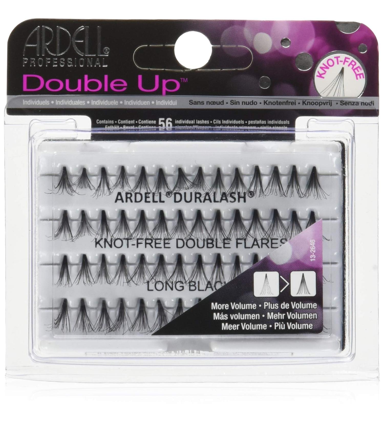 ARDELL Double Up Knot-Free Individual Eyelashes - Long Black 25g 56 Pieces - International Shipping Available - Buy Online on GoSupps.com