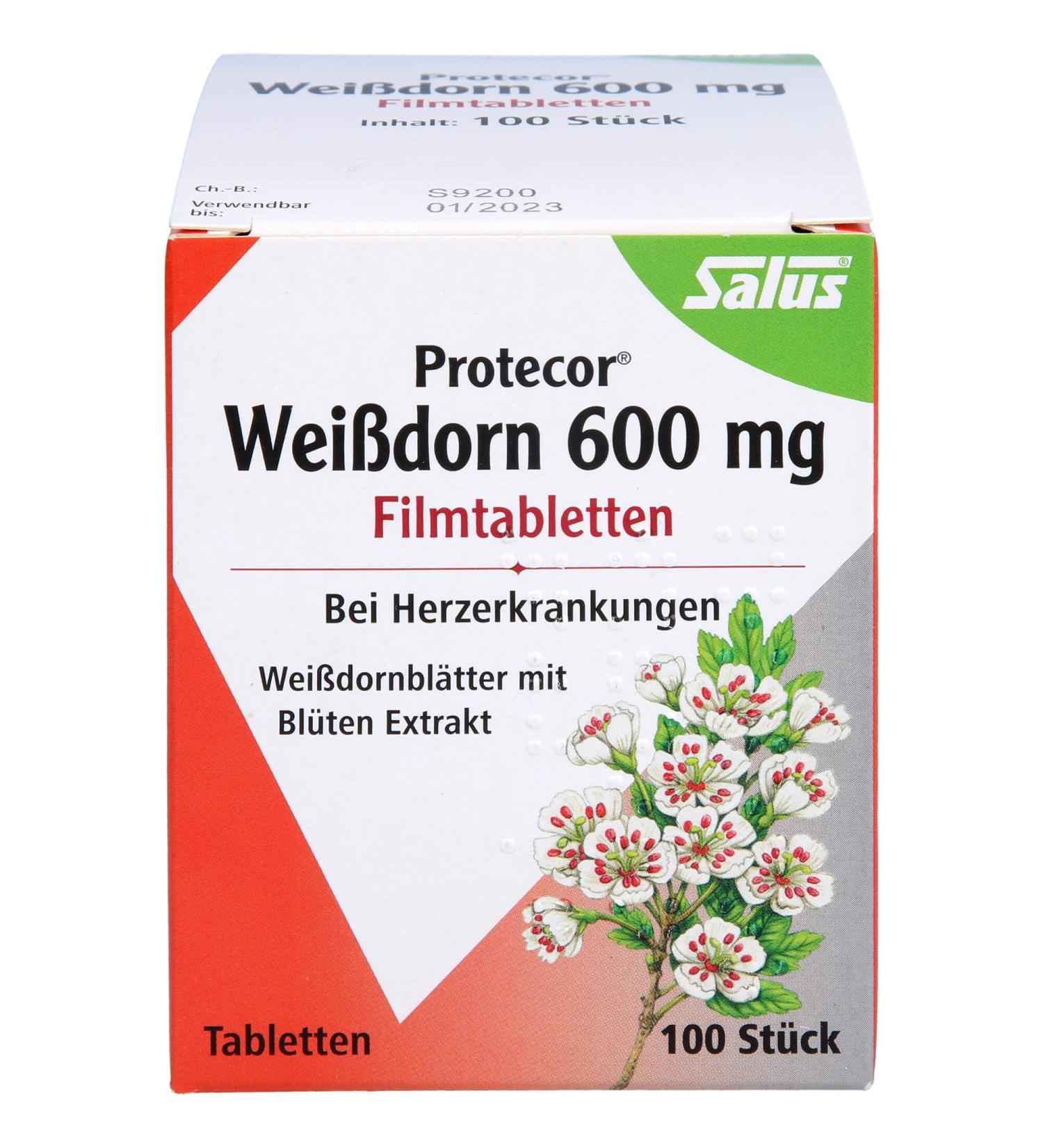 Buy Protector Hawthorn 600 mg Film-Coated Tablets - Best Price Fast International Shipping - Buy Online on GoSupps.com