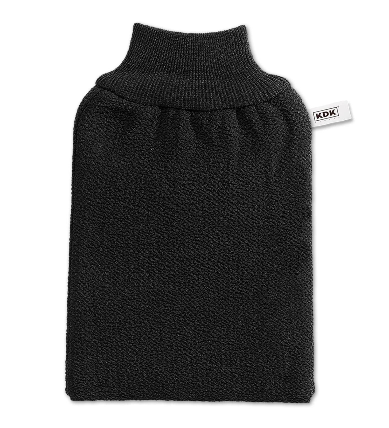 KDK Exfoliating Bath Gloves Loofah Mitts for Women and Men - 1 Piece Black - Buy Online on GoSupps.com