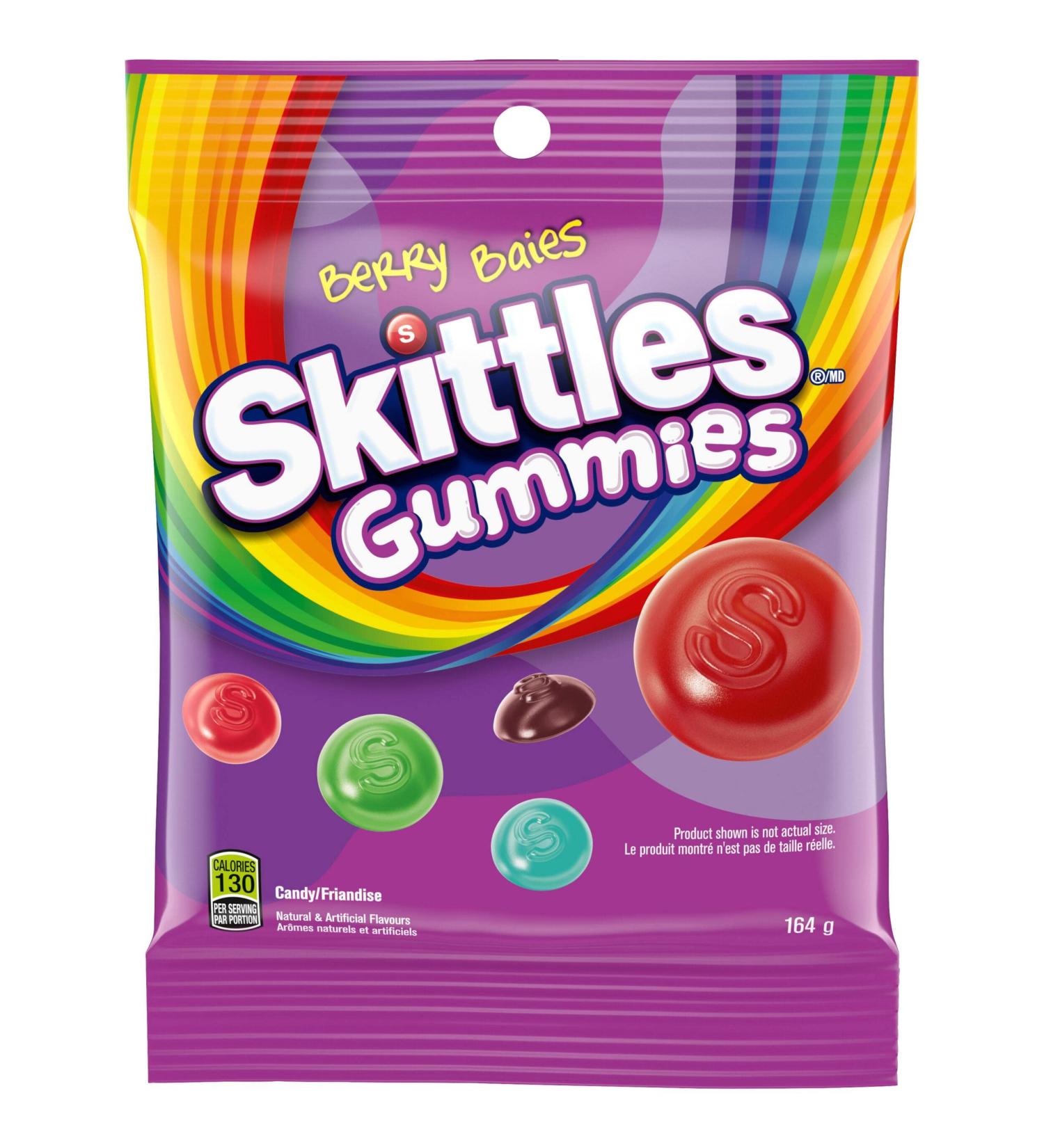 SKITTLES Wild Berry Gummy Candy Bulk Bags 164g (12 Packs) Berry Gummies Peg Bag - Buy Online on GoSupps.com