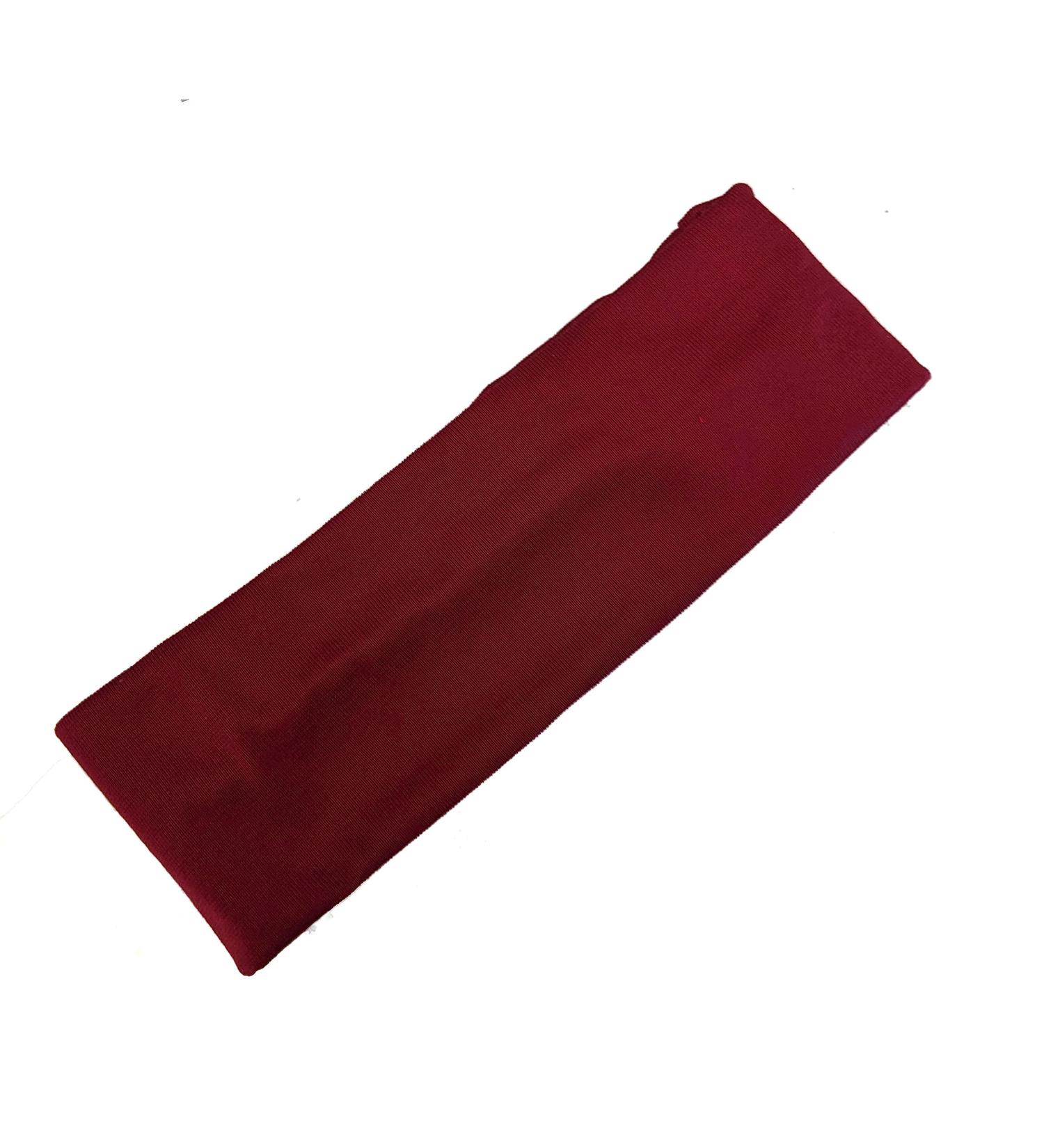 7cm Burgundy Stretch Headband Bandeau Sport Dance Gym Training Make Up Hair Band for Women Girls by Glitz4Girlz - Buy Online on GoSupps.com
