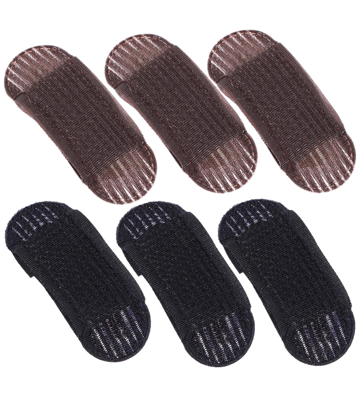 Invisible Bump It Up Hair Volume Pads 6 Pack - Hair Increase Styling Tool for Women - Black Coffee - Buy Online on GoSupps.com