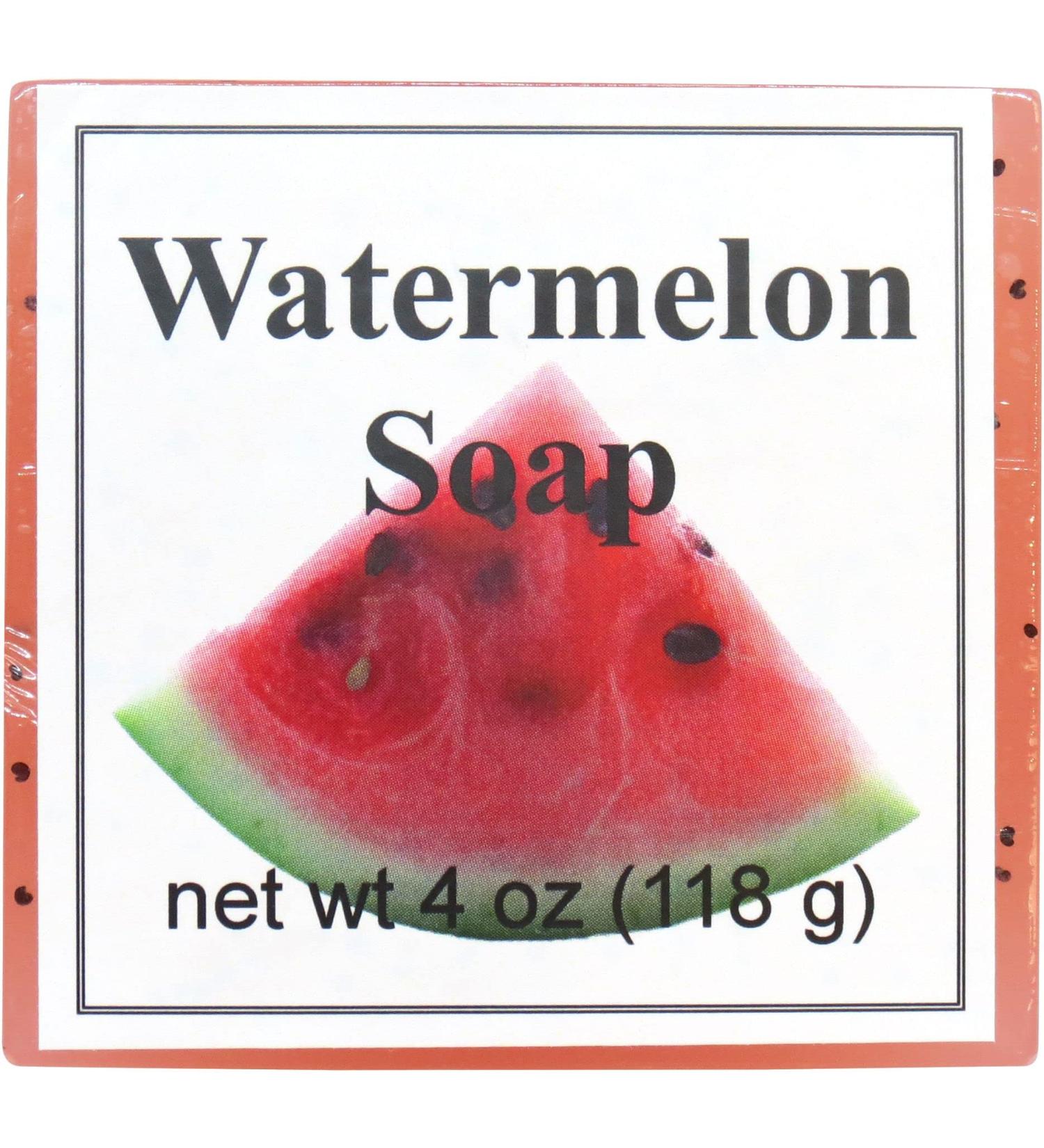 Buy Watermelon Glycerin Soap - 4 oz Bar by Eclectic Lady | Softens Skin & Refreshes | International Shipping Available - Buy Online on GoSupps.com